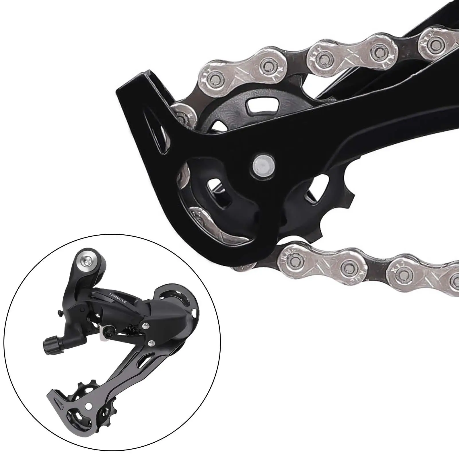 Bicycle Rear Derailleur Chain Tension Adapter for Mountain Road Bike Cycling Parts Chain Support Transmission Wheel