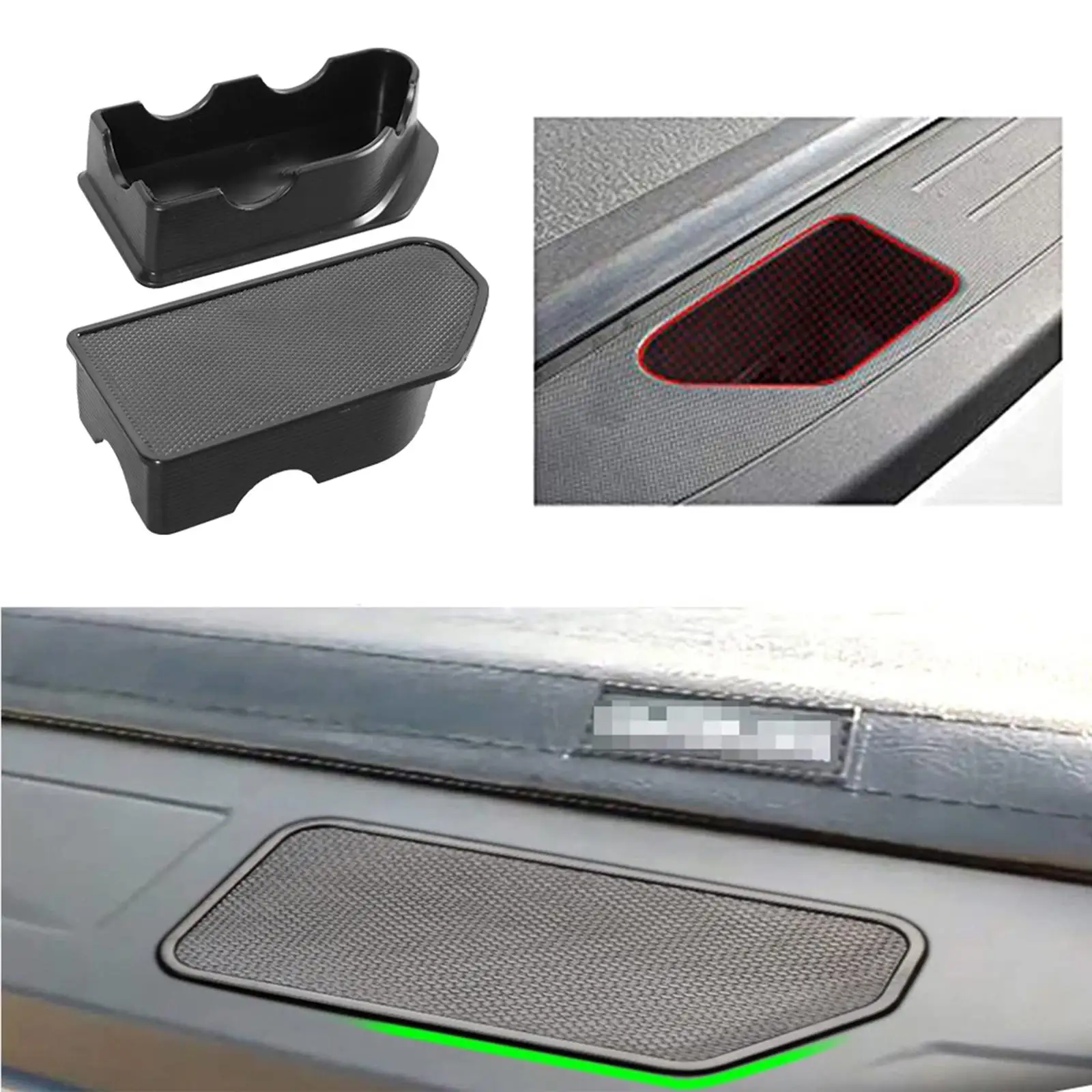 2 Pieces Bed Rail Stake Pocket Covers Fit for  RAM 1500 2019-2021