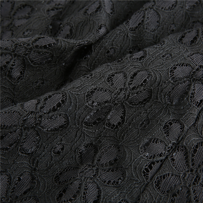 y2k Going Out Mini Lace Dress Summer Women See Through Short Sleeve V Neck Hollow Out Button Down A Line Dress Clubwear