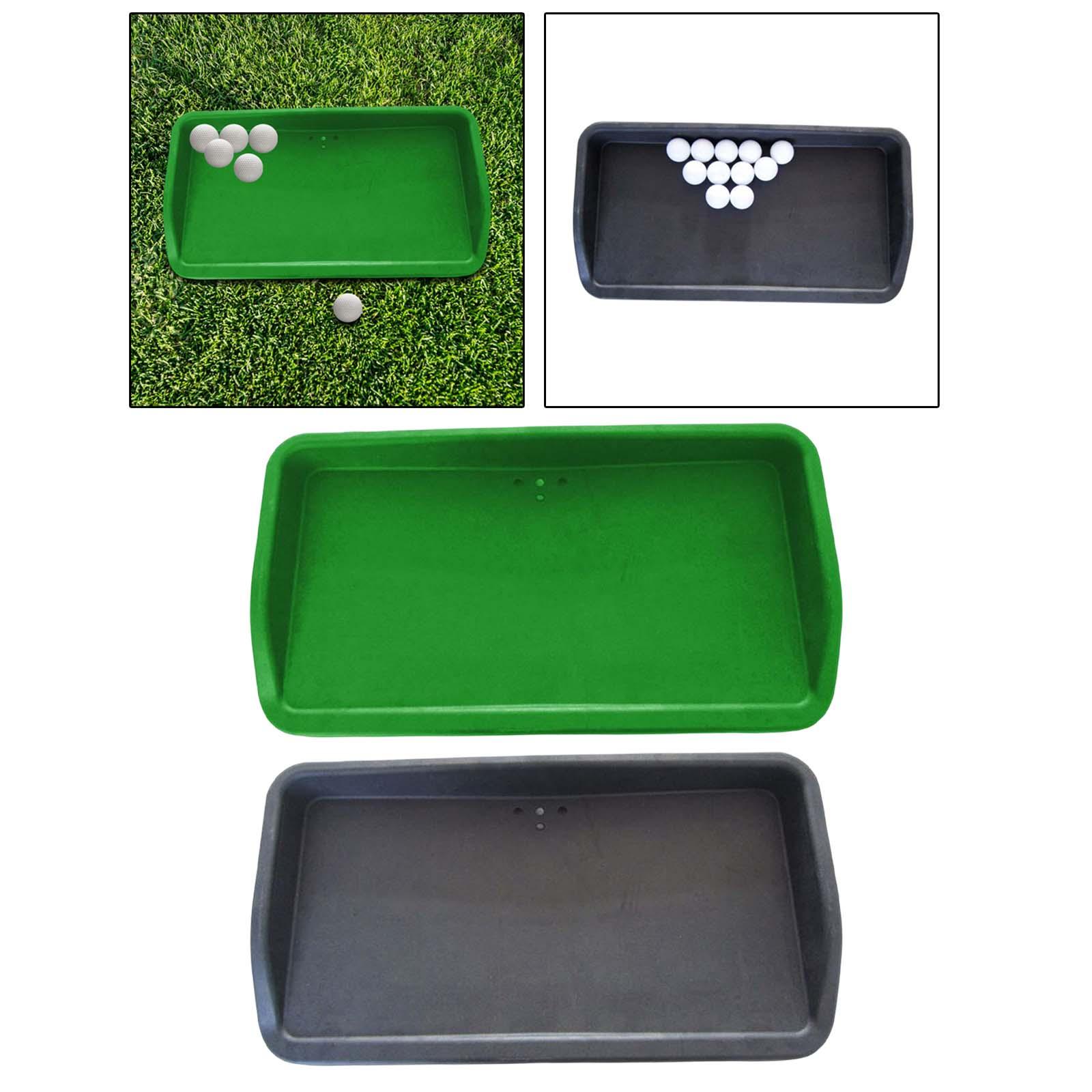 Rubber Golf Ball Tray Practice Home Storage Equipment Driving Range Aids