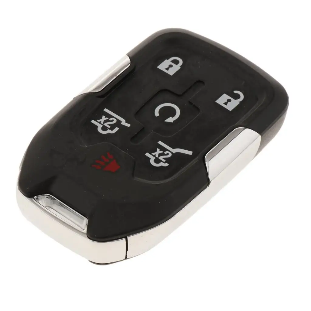  Entry Remote Control Car Key Fob Case Shell 6 Button Pad Outer Cover for