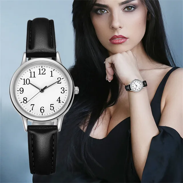 Relojes Baratos para Mujer, Exquisito, Pequeño, Sencillo, a la Moda, Reloj  de Vestir para Mujer, Mini Reloj de Pulsera de Cuero Retro (negro)