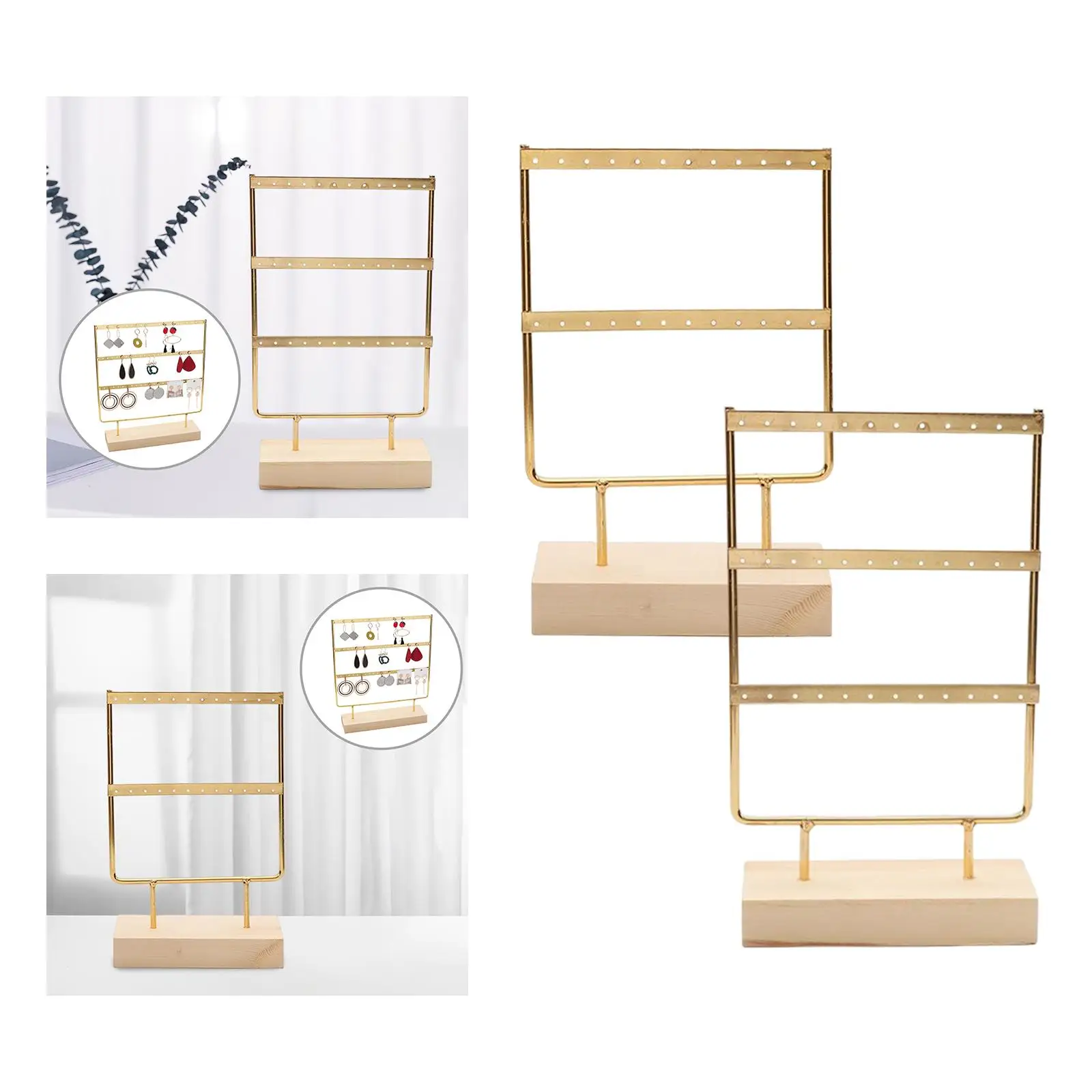 Earring Stand Gift Metal Display Storage Rack Earrings Organizer for Women