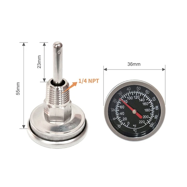 Kettle Thermometer Boiler Dial Thermometer Leakproof Rustproof - AliExpress