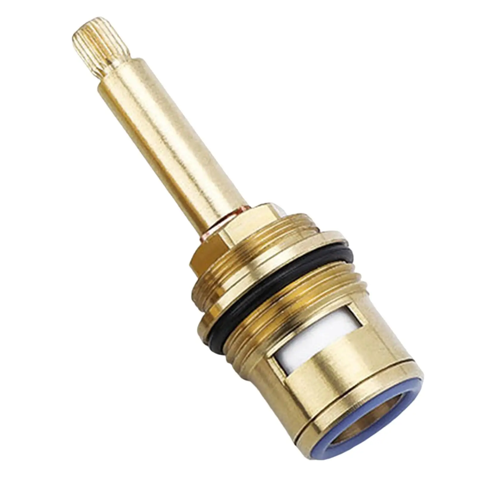 Brass ceramic stem disc cartridges for faucet valves, operating temperature: