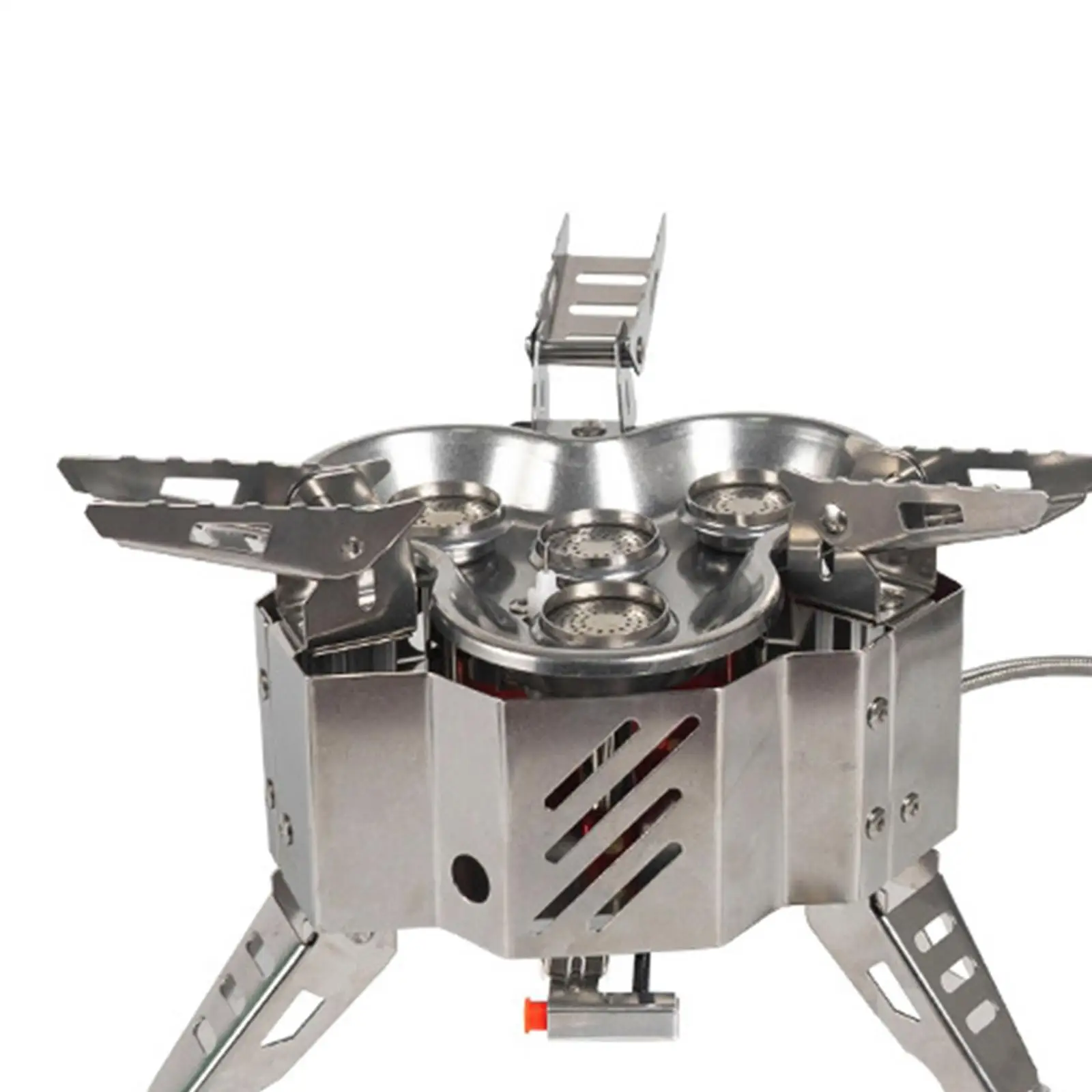 Portable Camping Gas Stove with Carrying Case Ultralight Windproof Stove Burner Camp Stove for Backpacking Hiking Outdoor Picnic