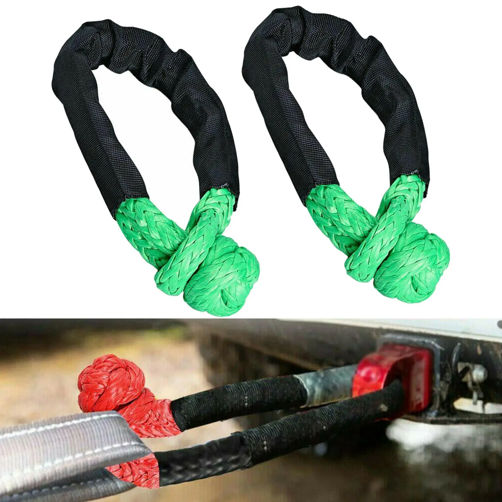 Flexible Synthetic Soft Rope Shackle 1/2