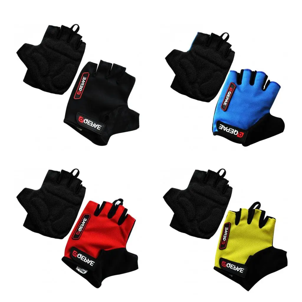 Outdoor Racing Cycling MTB Bicycle Unisex Gel Half Finger Gloves S/M/L/XL/XXL