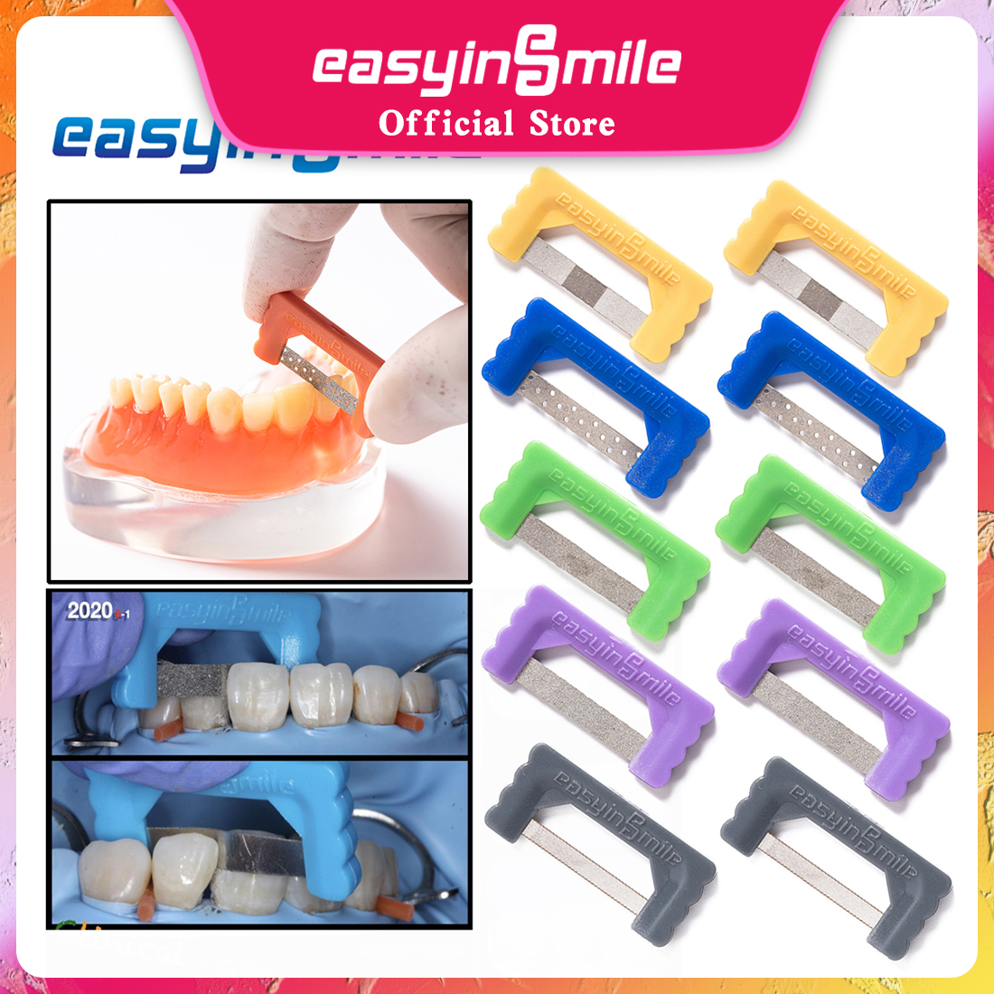 Best of EASYINSMILE Dental Interproximal Relief IR / IPR Kit Orthodontic Reduction Strips Enamel Polishing Saw Diamond For Removal&Clean Reviews & Tips