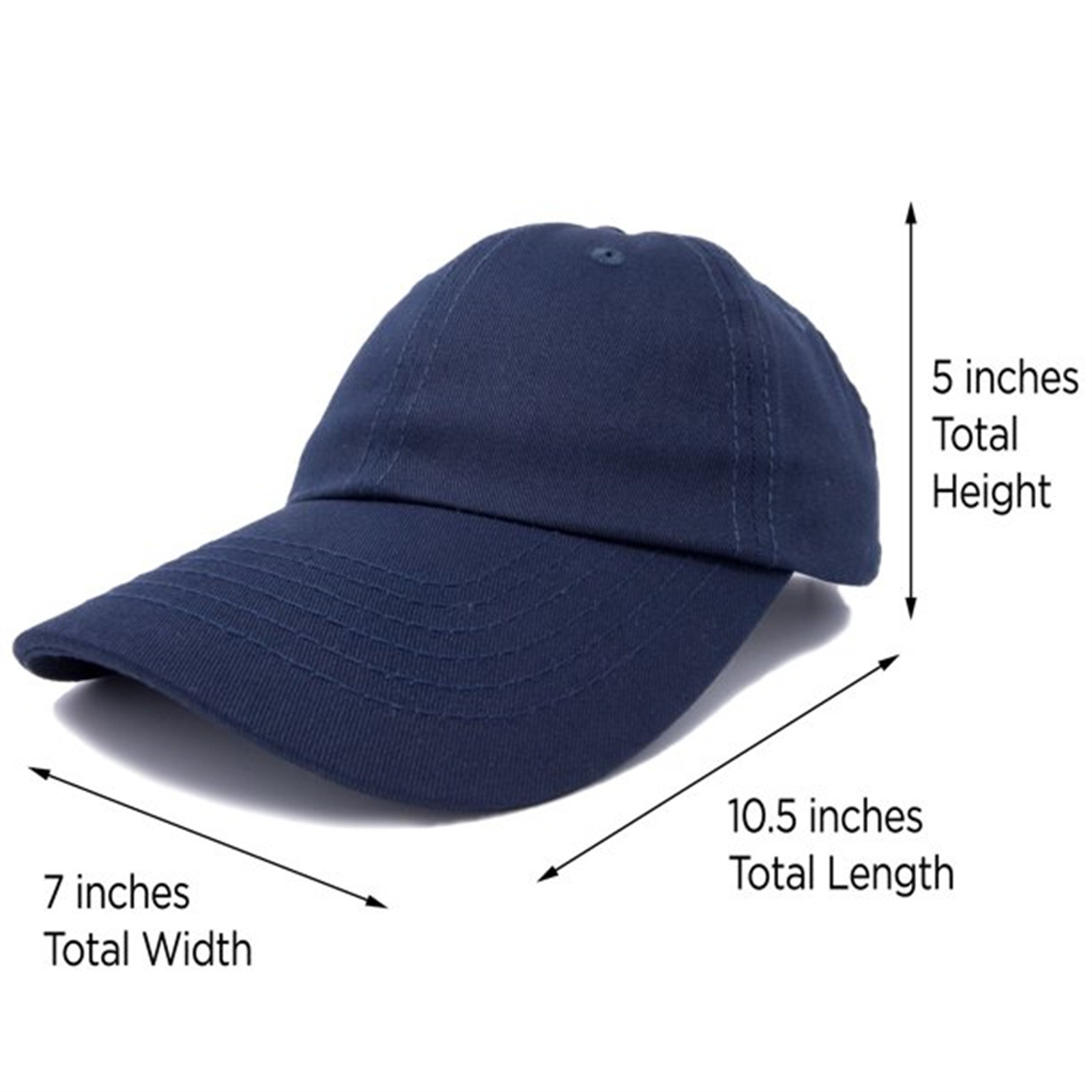 Unisex Simple Black Cap Solid Color 