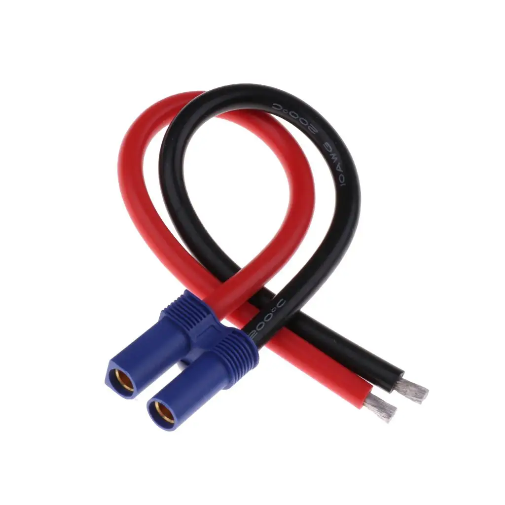 5.5mm Banana Banana Ec5 Female Connector Adapter with 10awg Wrie
