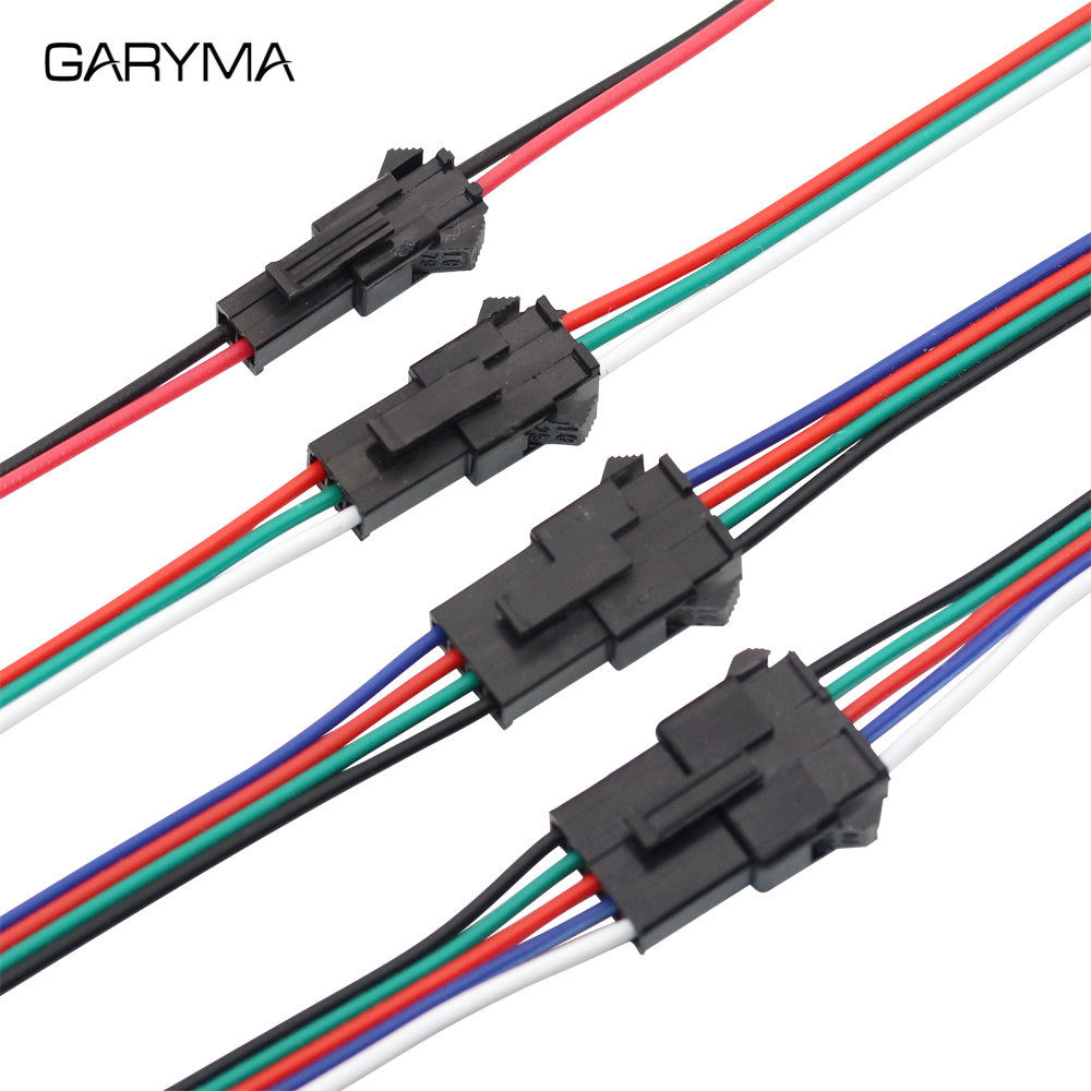5 Paar lange JST SM 2P 3P 4P 5P Stecker-Buchse-Kabelverbinder SM2,54 mm LED-Steckverbinder 10 cm/15 cm – Detail 1