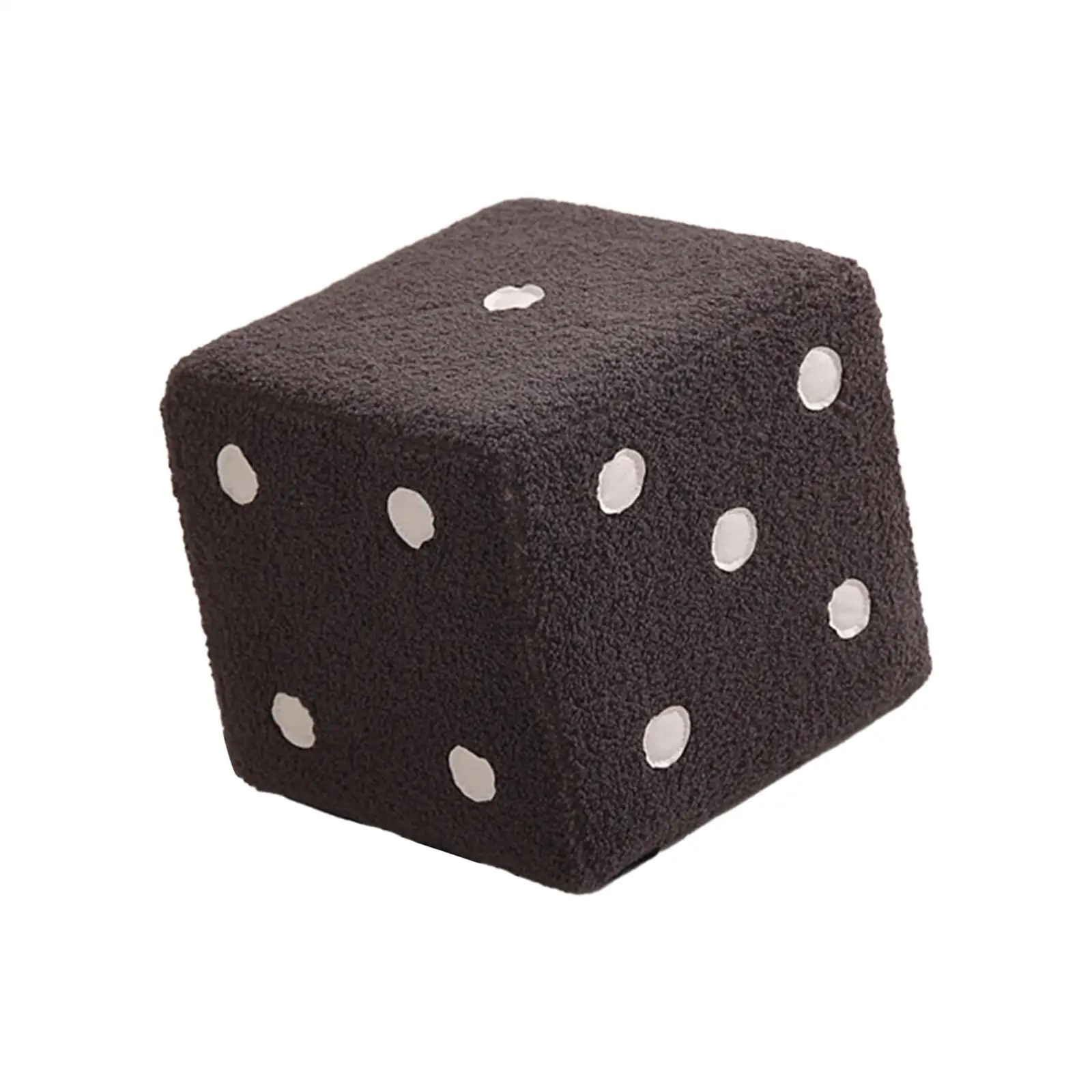 Dice Cube Ottoman, Dice Cubic Foot Stool, Small Non Skid Furniture Sturdy Base Foot Rest for Apartment Entryway Bedroom Couch