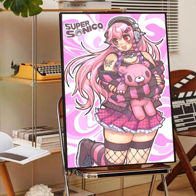 18000円売却済。SUPER SONICO ポスターセット Super Sonico Poster CD Set More Power Ichiban Kuji Prize C