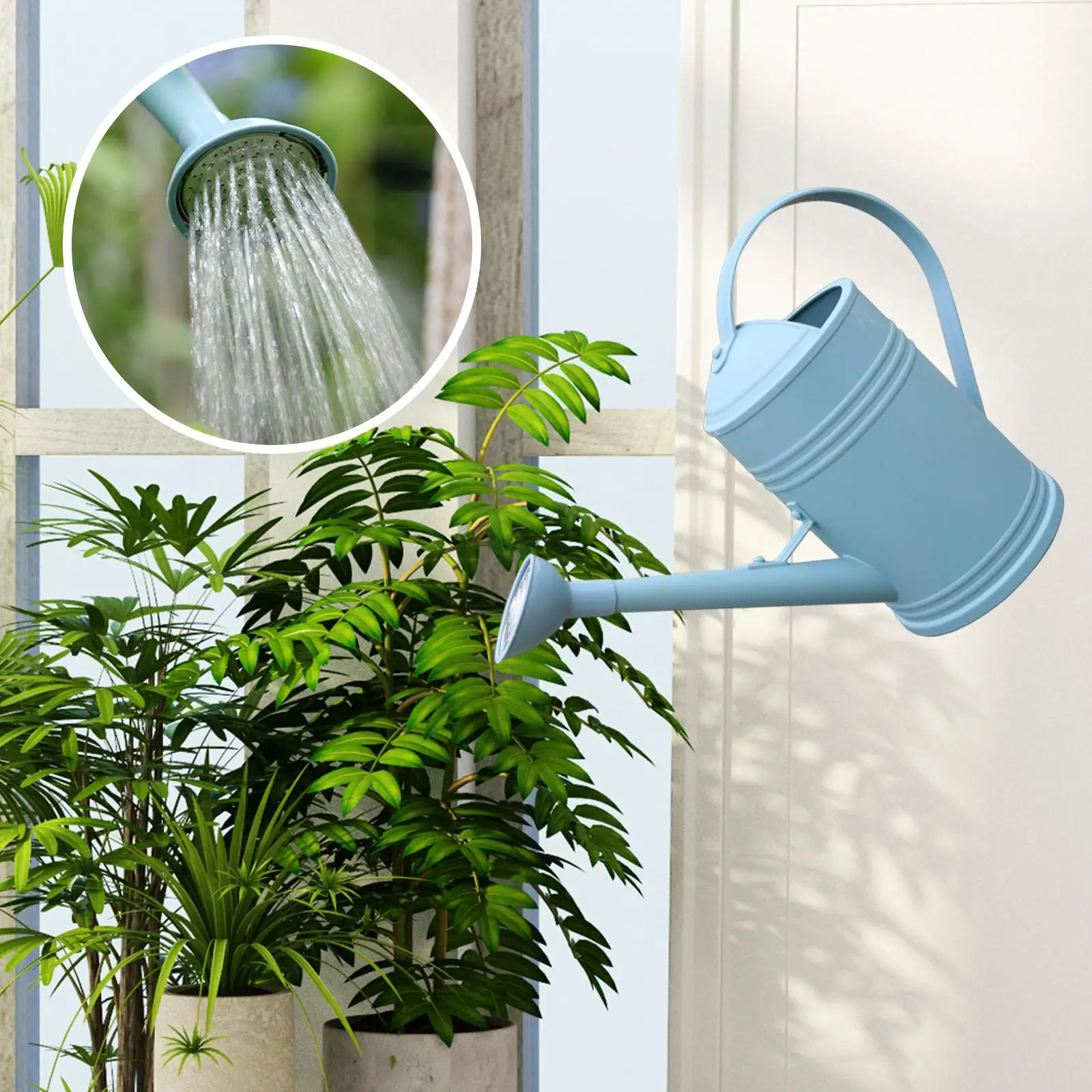 Watering Can for Indoor Plants with Detachable Sprinkle Head 1.8L for Plants