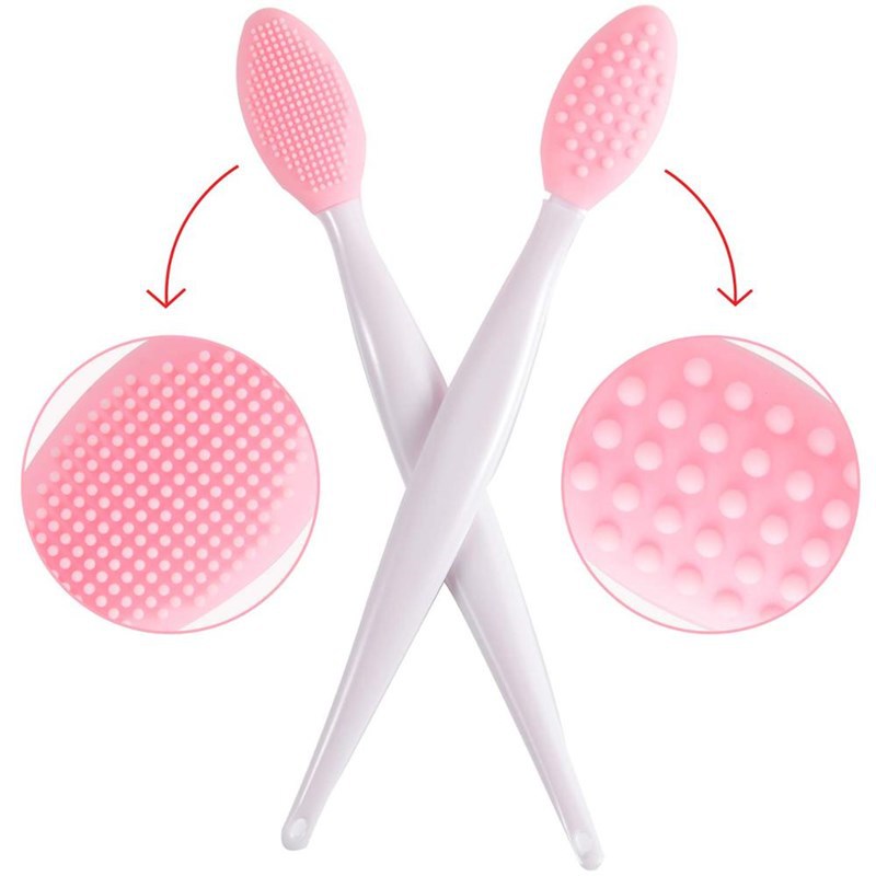 Best of Beauty Skin Care Wash Face Soft Silicone Brush Exfoliating Nose Clean Blackhead Removal Brushes Tools With Replacement Head Reviews & Tips - Image 4