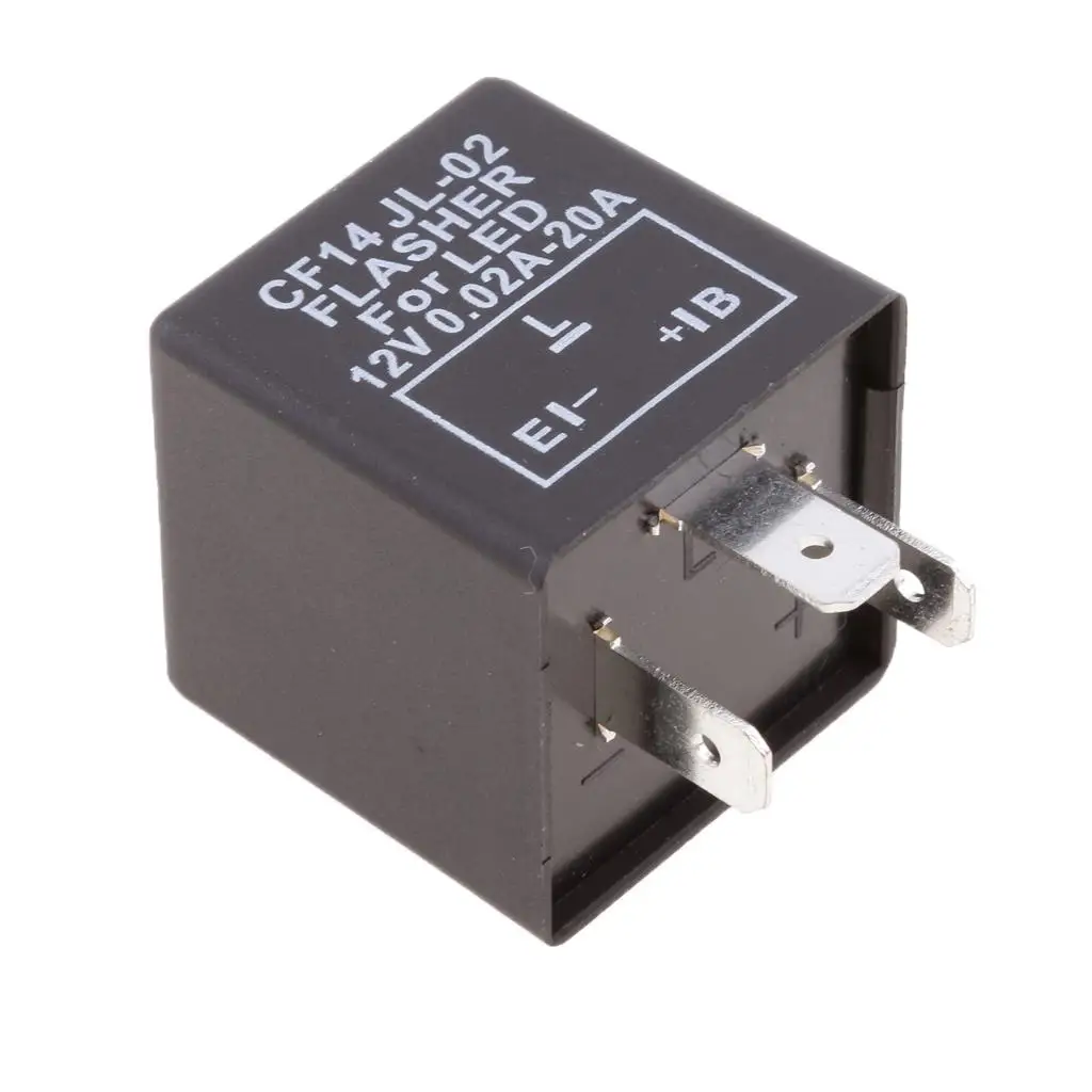 2X 3-Pin CF14&JL-02 EP35 LED Flasher Relay Fix Turn Signal  Flash Issue