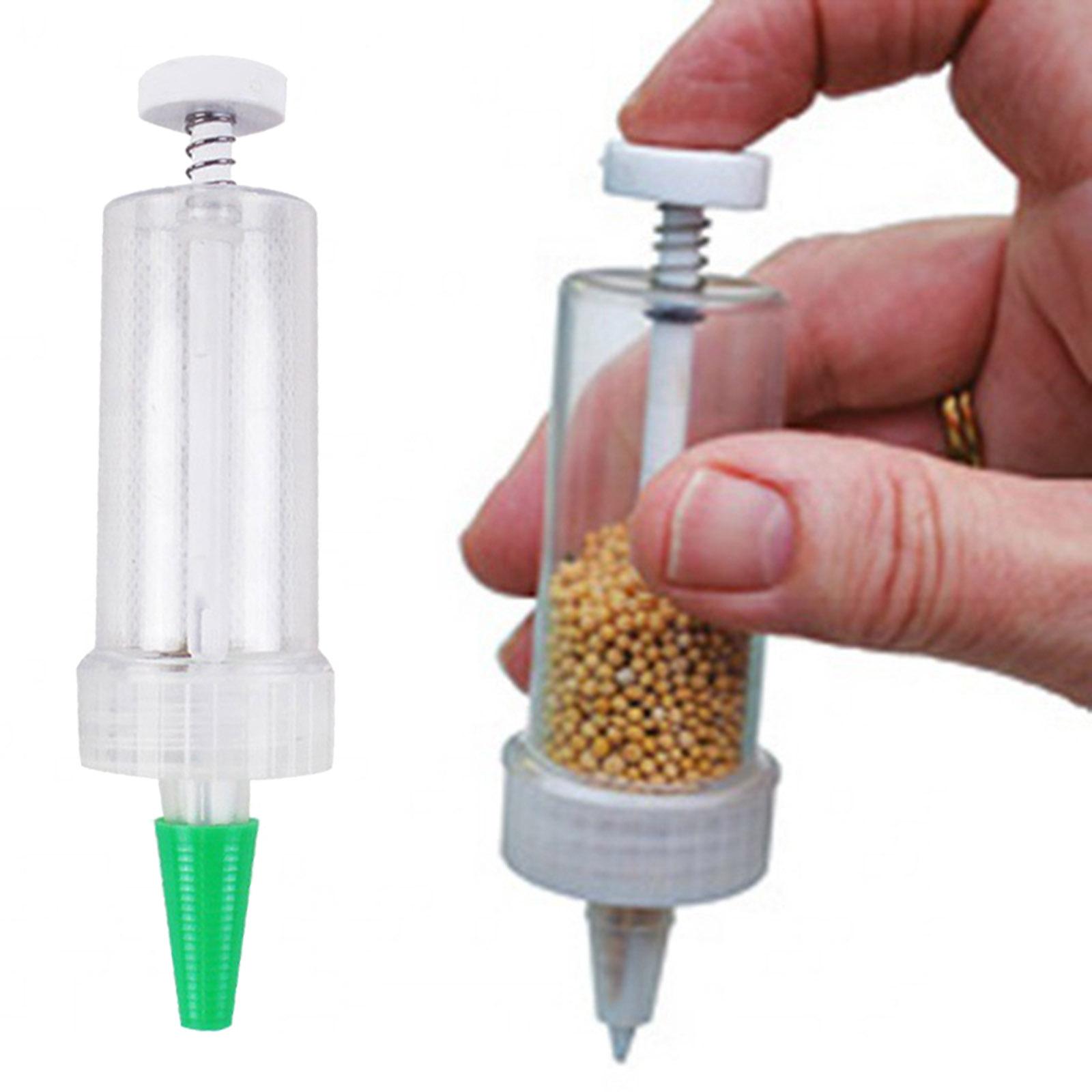 Plastic Mini Sowing Seed Dispenser Manual Planter Seeder Tool Seed Spreader