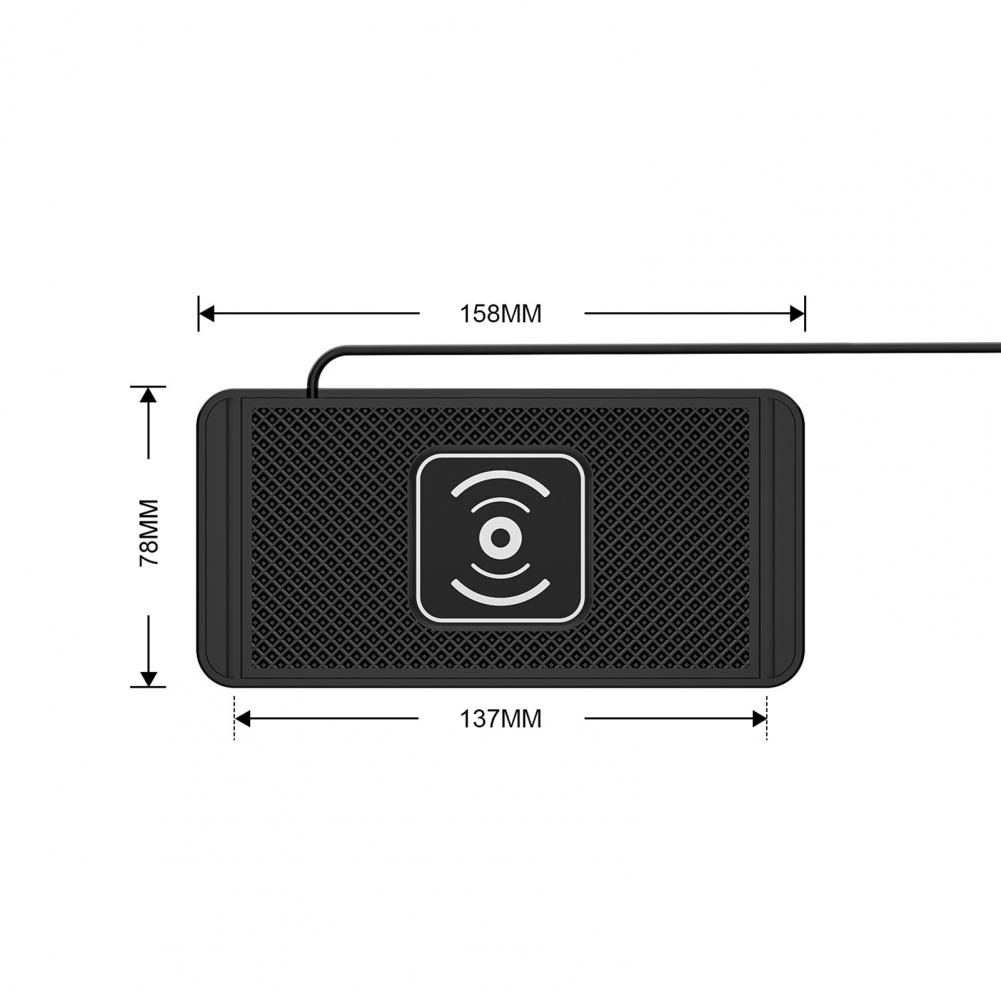 Автомобильное беспроводное зарядное устройство, нескользящие накладки для  быстрой зарядки и перегрева, для крепления автомобиля «сделай сам» |  AliExpress