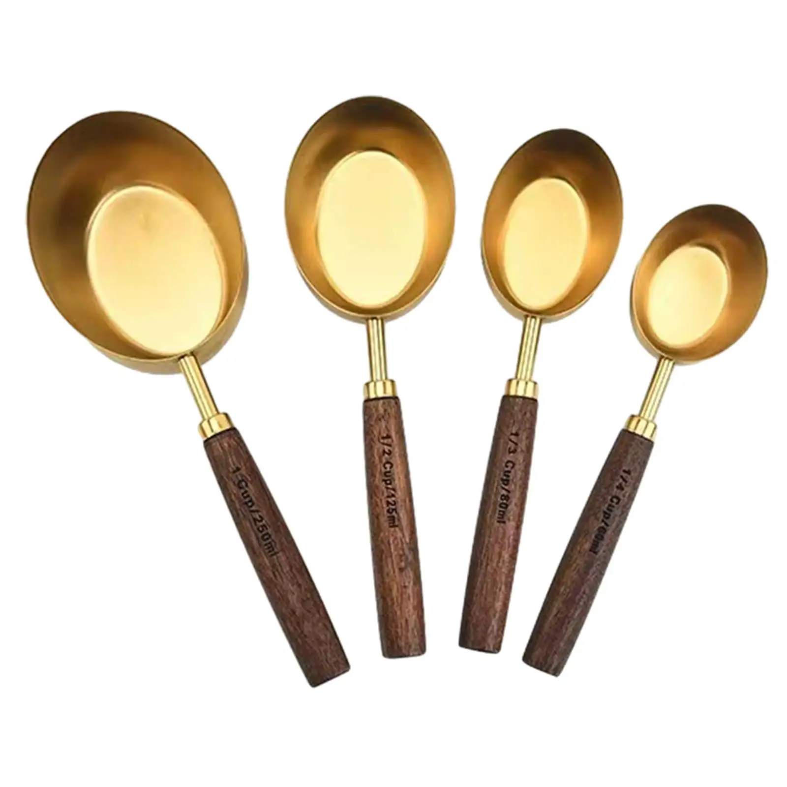 Measuring Cups Spoons Set, Measuring Baking Set, Stainless Steel Measuring Cups Stackable for Dry and Liquid Cooking Oil,