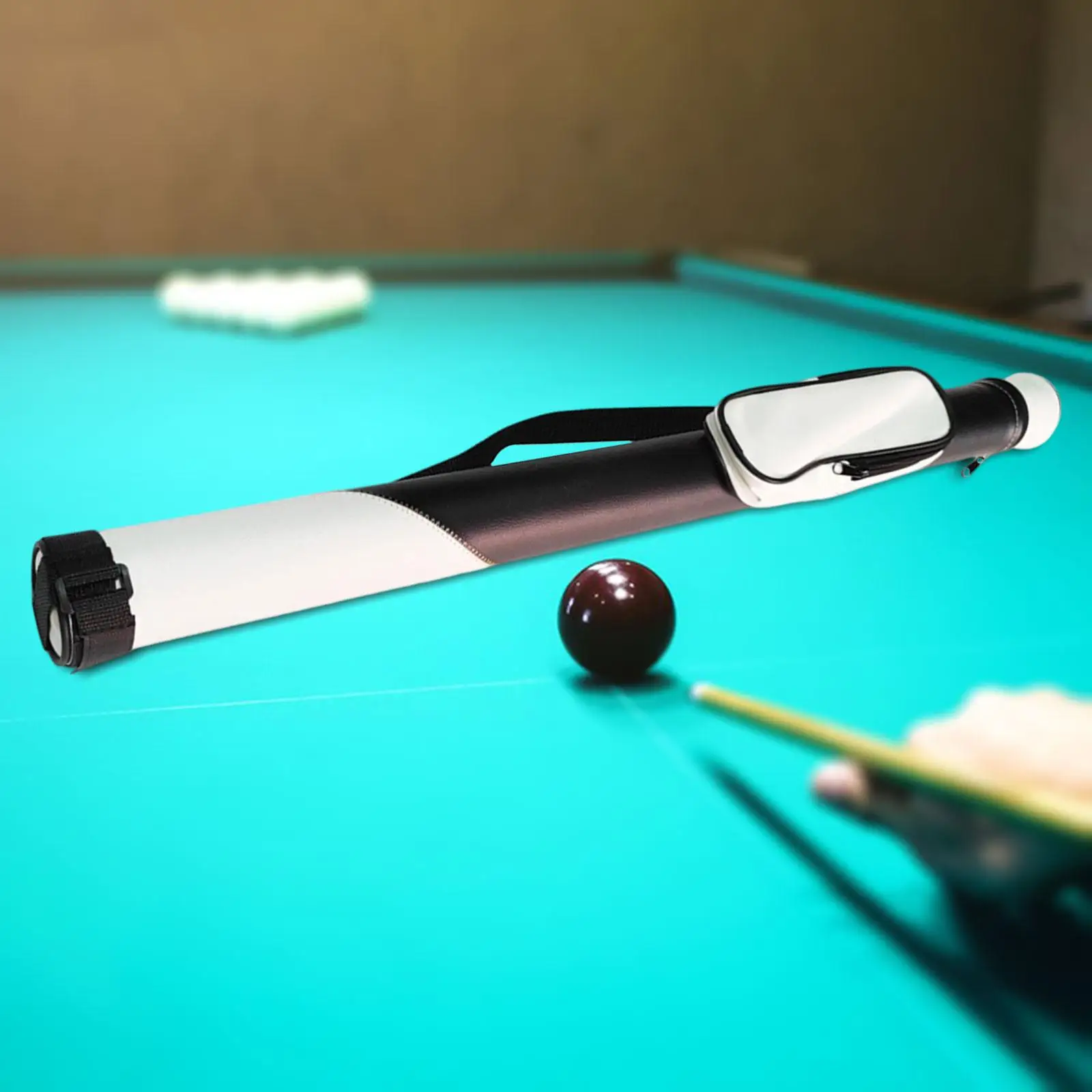 Pool Cue Case Accessory Snooker Cue Storage Pouch Travel Billiard Stick Rod