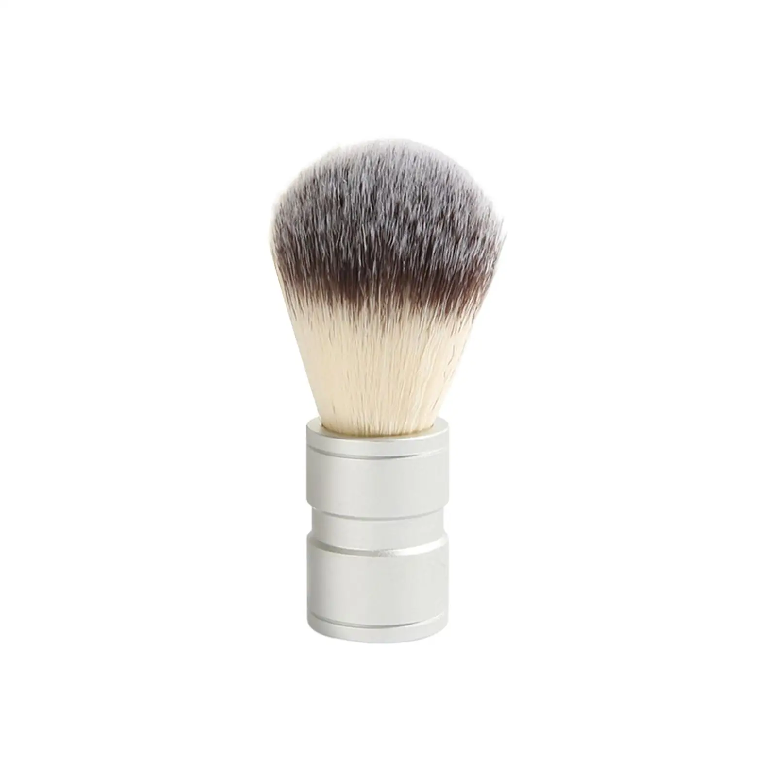 Professional Hair Shaving Brush Makeup Facial Brush Stainless Steel Handle Face Cleaning Hair Salon Brush for Festival Gifts