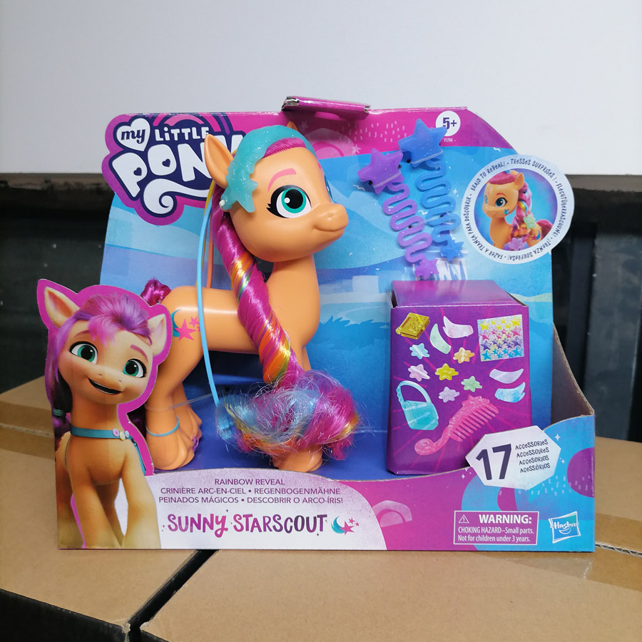 Экшн-фигурка Hasbro My Little Pony Sunny Starscout Радужная раскрывающая  длинные волосы наряд куклы игрушки для девочек Подарки на день рождения  украшения | AliExpress