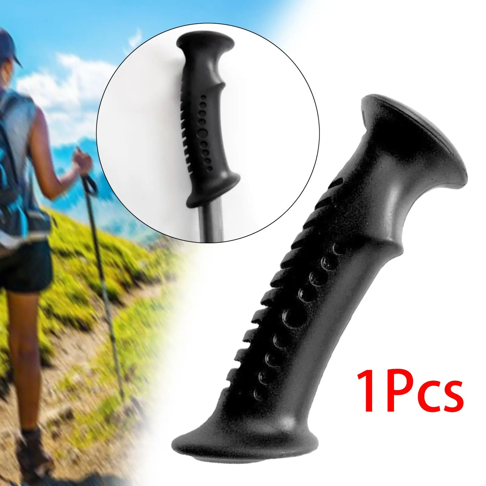 Trekking Pole Handle Monopod Head Attachment Converter Grip for Outdoor Photography Outside Seniors Walking Cane Walking Staff