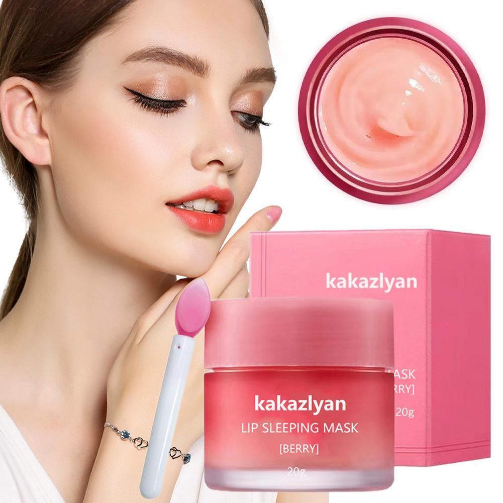 Best of Lip Sleeping Mask 20g Formal Night Labial Care Maintenance Moisturizing Lipstick Gloss Bleach Cream Strawberry Lippy Balm Reviews & Tips