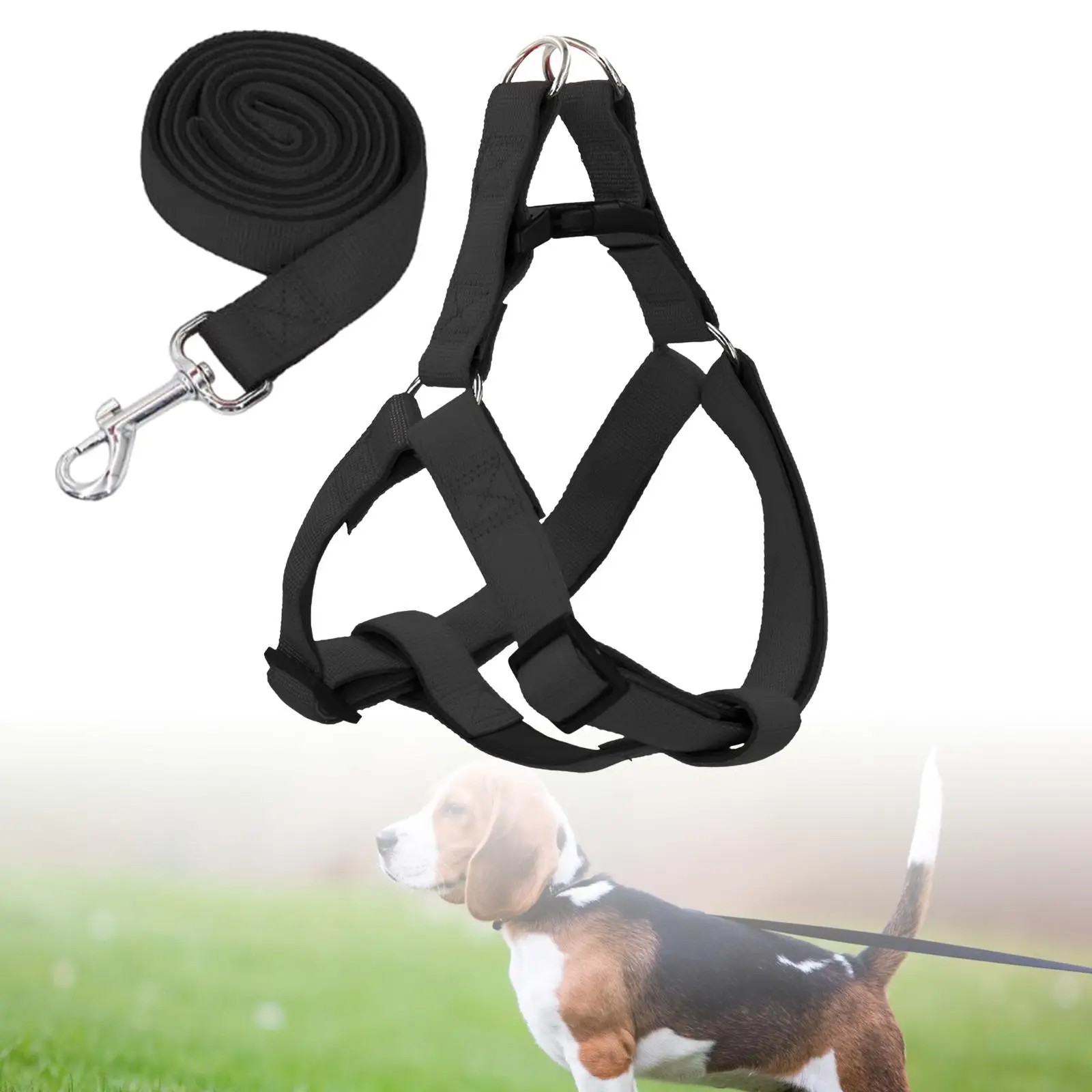 Pet Dog Harness And Leash Adjustable Buckle Puppy Vest for Small Medium Dogs Breathable Easy to Control for