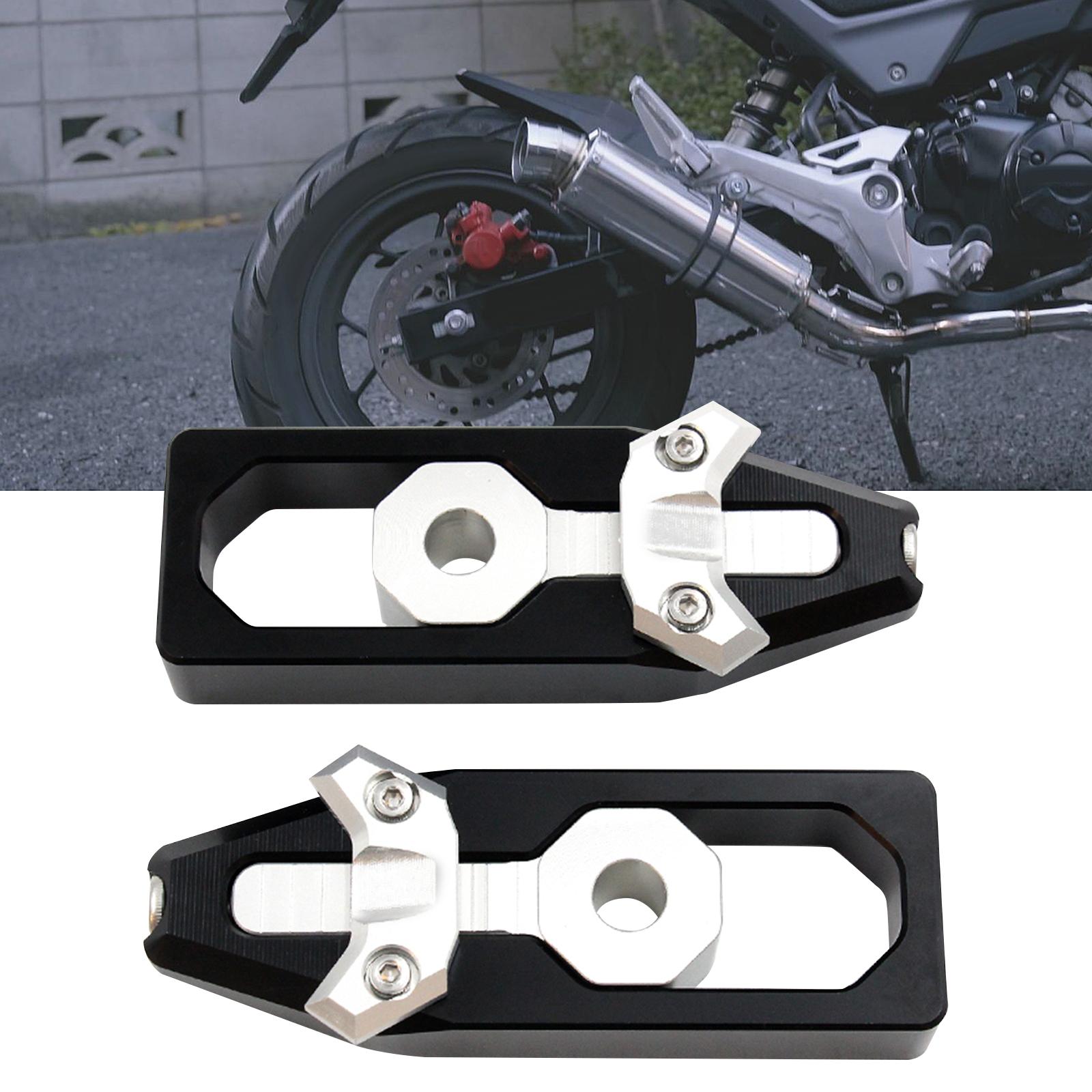 2 Pieces Motorcycle Chain Adjuster set Alloy For honda Grom 2014-2020