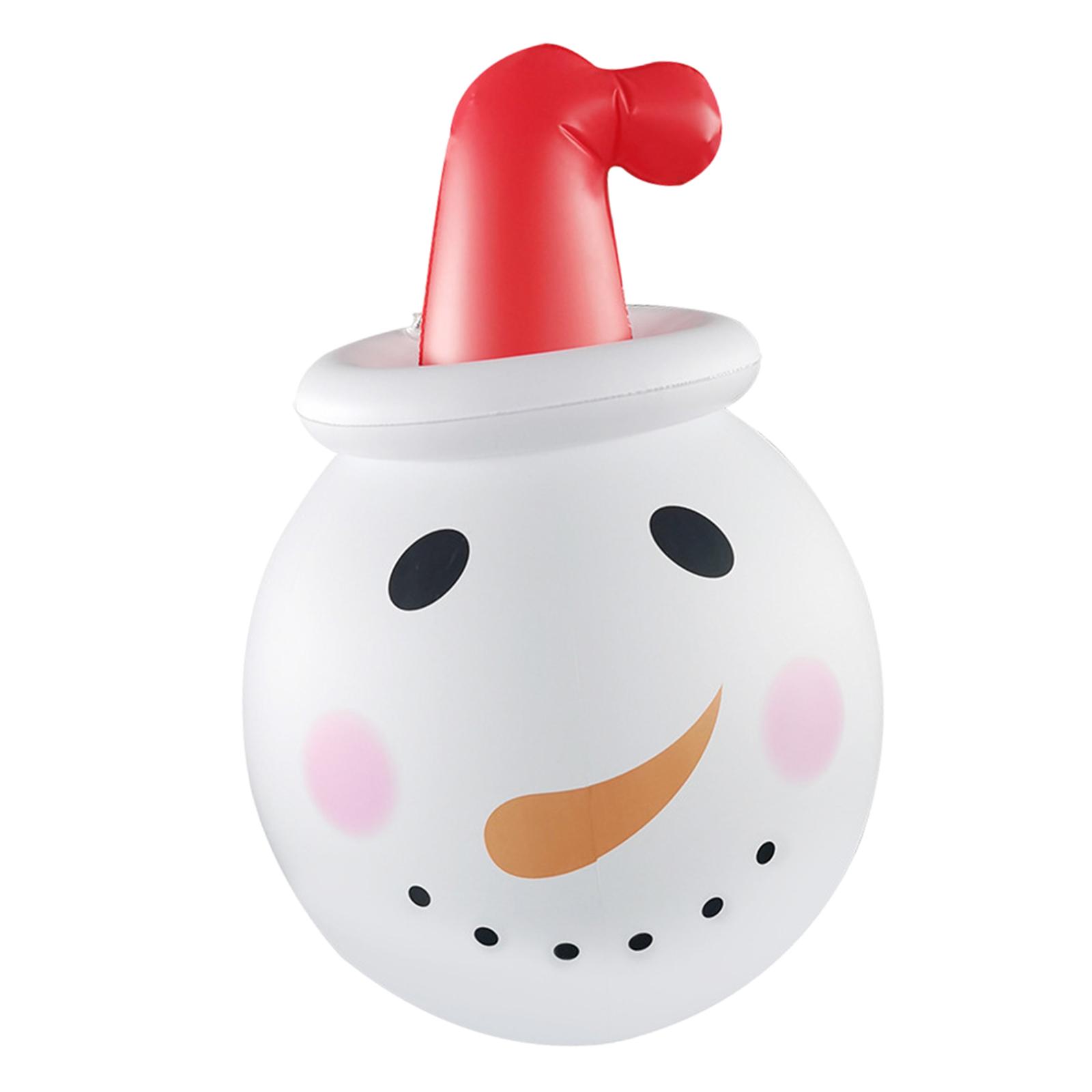 Christmas Inflatable Snowman Ornament Art for Garden Outdoor and Indoor