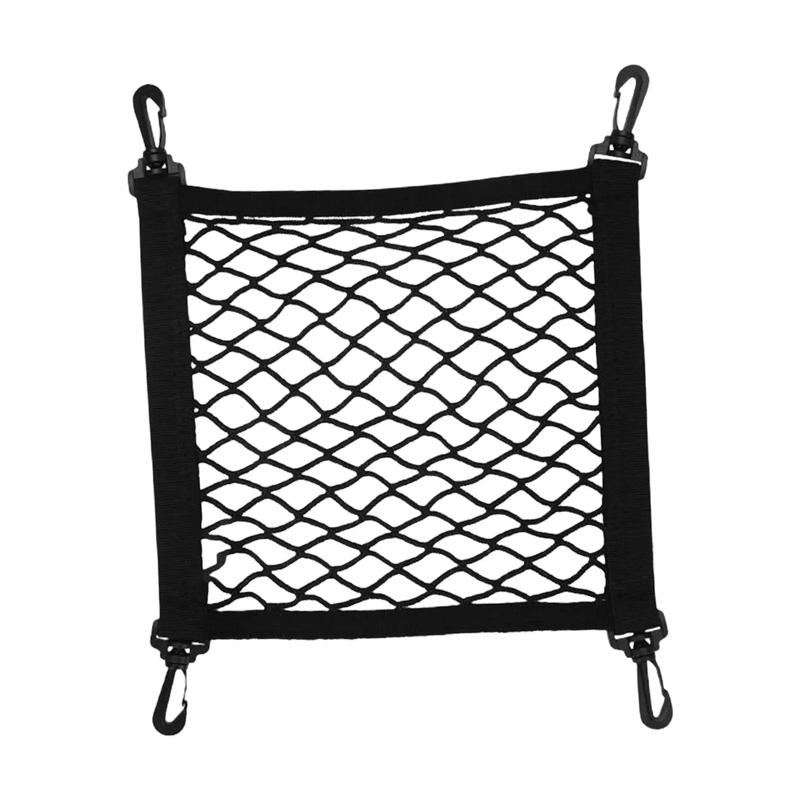 Single Layer Electric Vehicle Net Mesh Bag Heavy Duty Car Accessories Stretchable with Hook Durable for for for U+ for US for U1