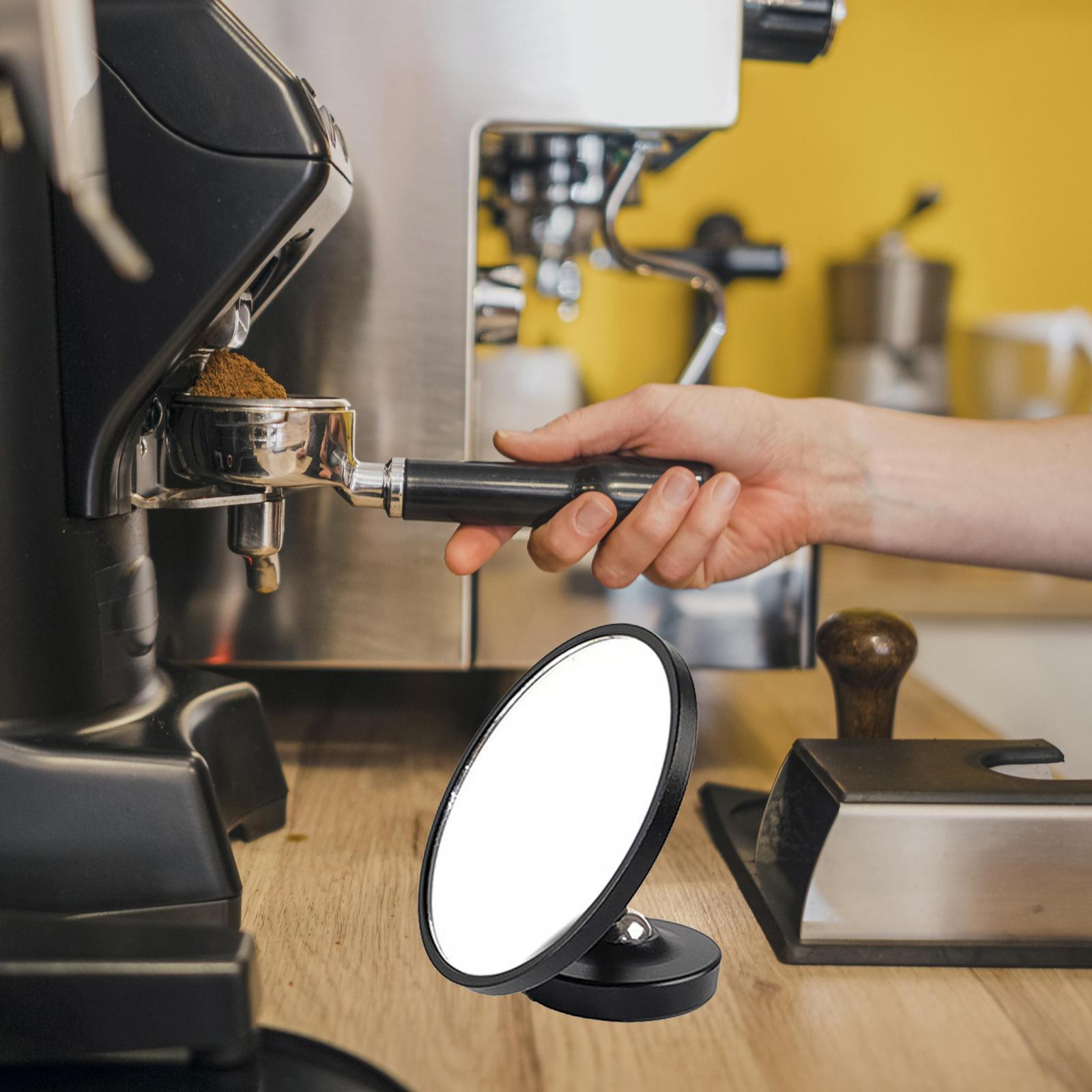 Coffee Flow Rate Observation Reflective Mirror Cafe Machine Tool Espresso Lens Mirror for Restaurant Barista