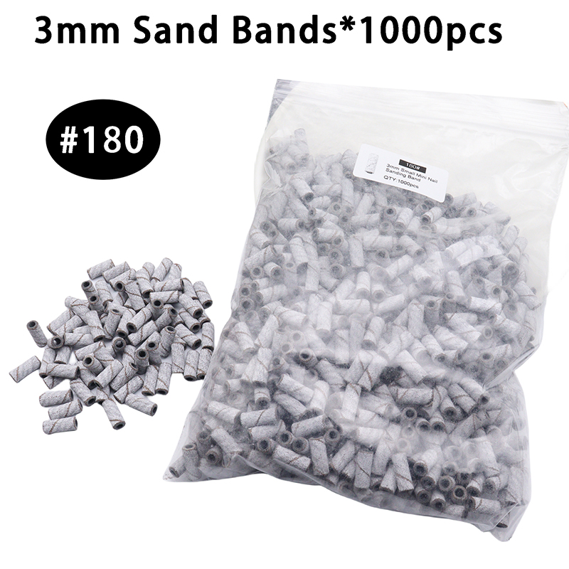 Best of 1000pcs 3mm Mini Zebra Sanding Bands Stainless Steel Nail Drill Bits Mandrel Electric Manicure Accessories Tool Reviews & Tips