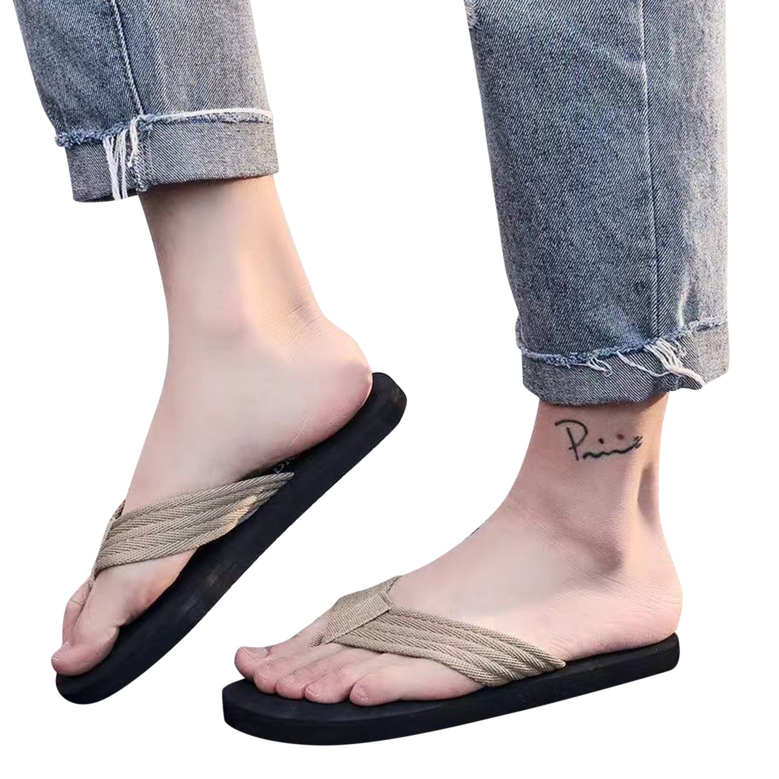 Title 7, Nouveau Sliders plage tongs pour hommes chaussu...