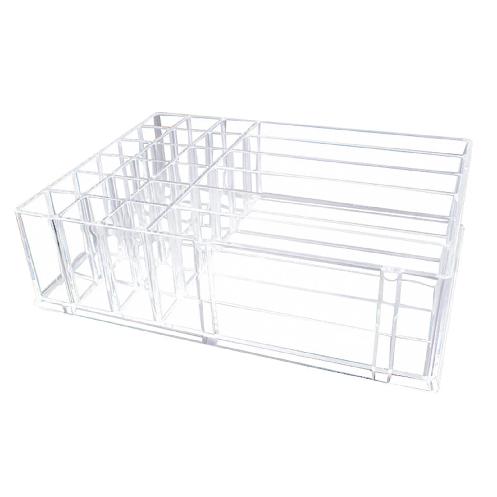  Organizers and Transparent Acrylic Make Organizer Holder with Detachable Drawer Divider