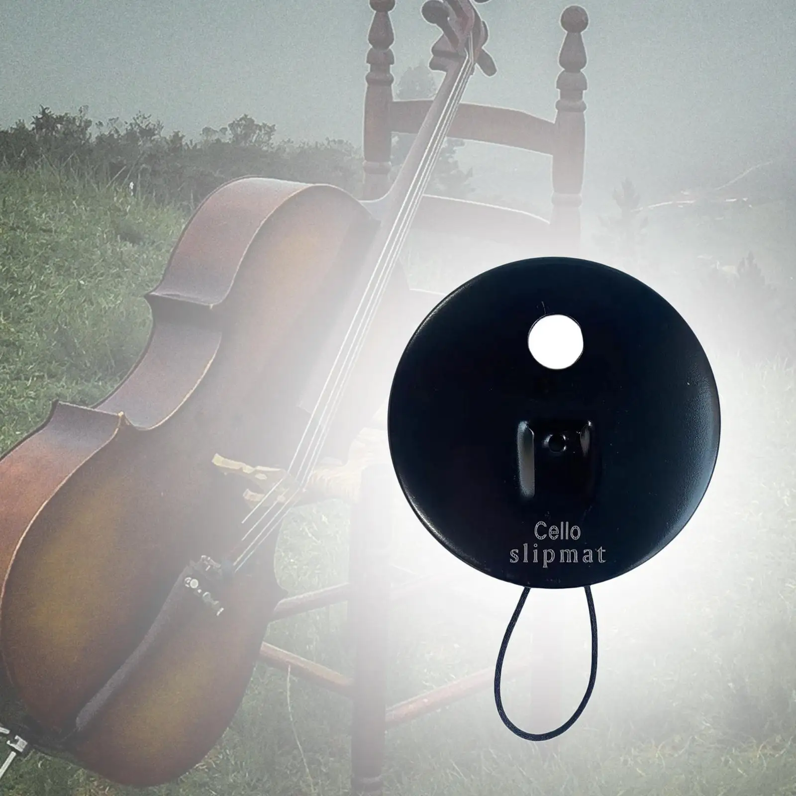 Cello Anti Slip Mat, Cello Holder, Instrument Accessory, Durable Portable Non Slip Cello Endpin Rest Holder,