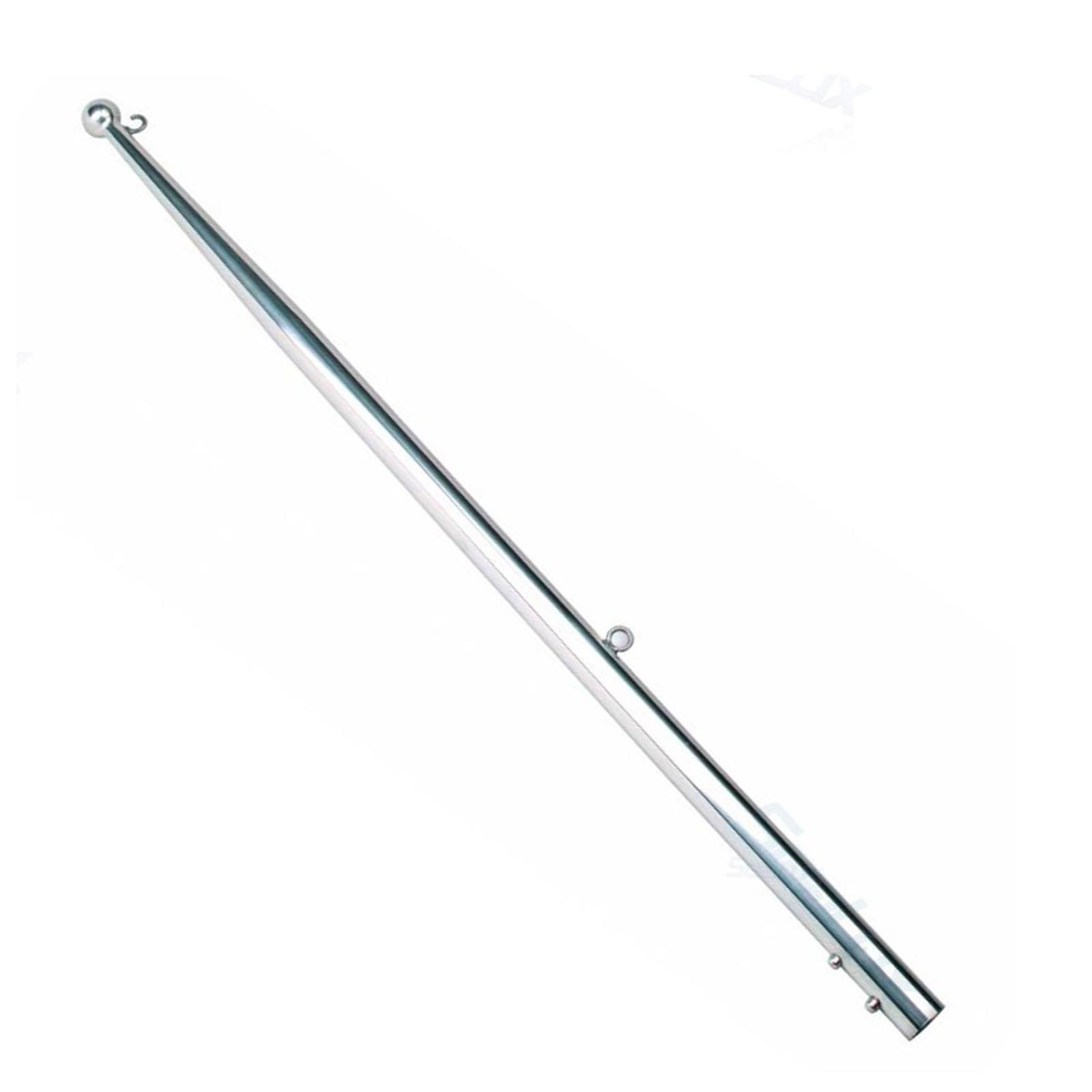 Flag Pole 304 Stainless steel for Sailing Boat Yachting Thanksgiving