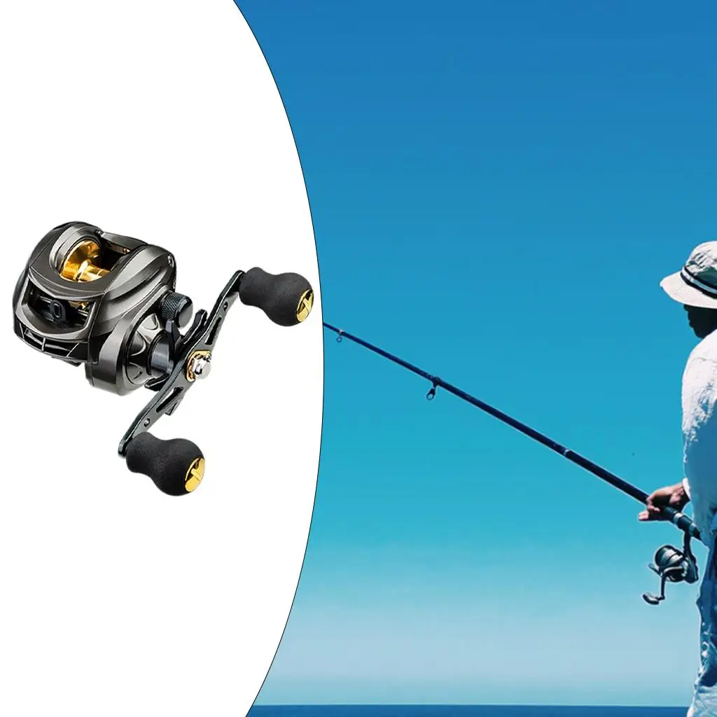 Baitcasting Reel 7.2:1 High Speed 8KG Max Drag Fishing Reel For Bass in ocean environment Reel Fishing 12+1BB