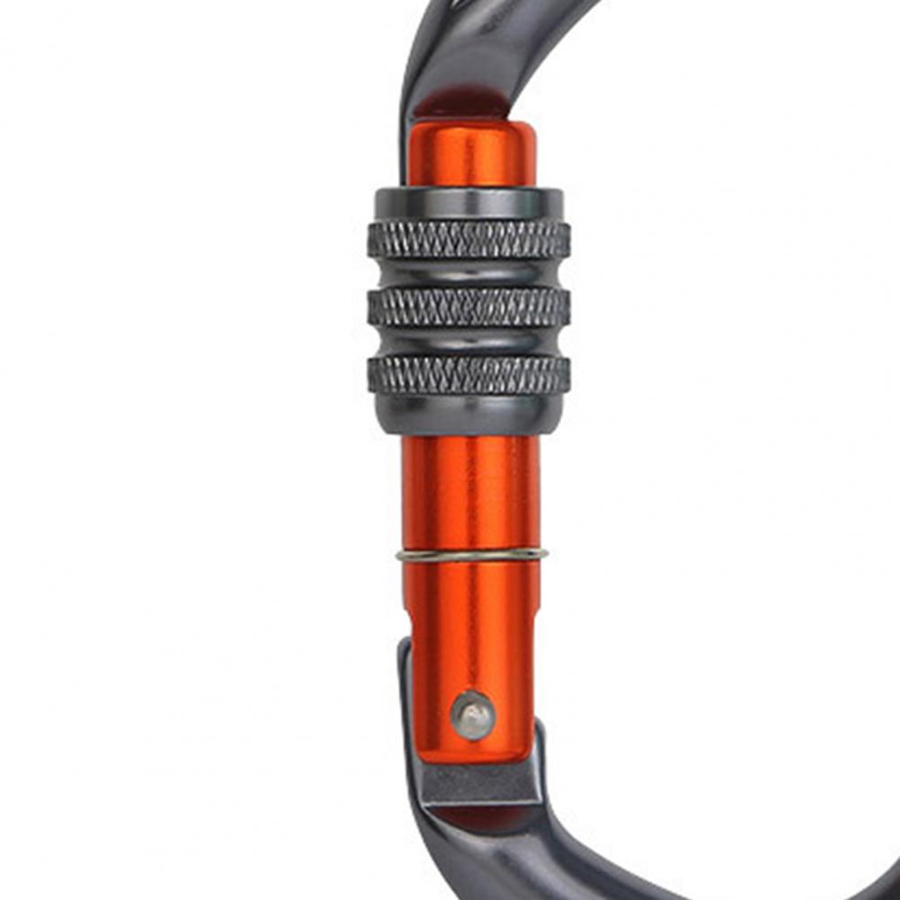 Description Picture 4 of itemClimbing Carabiner Anti-oxidation Wear Resistant Accessory O-Shape D-Shape Screw Climbing Lock for Mountaineering