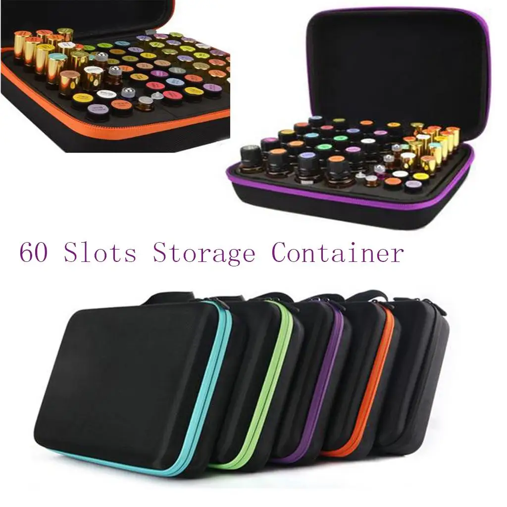 6 Essential Oil Carry Case Storage Box Cosmetic Bottle Display Holder