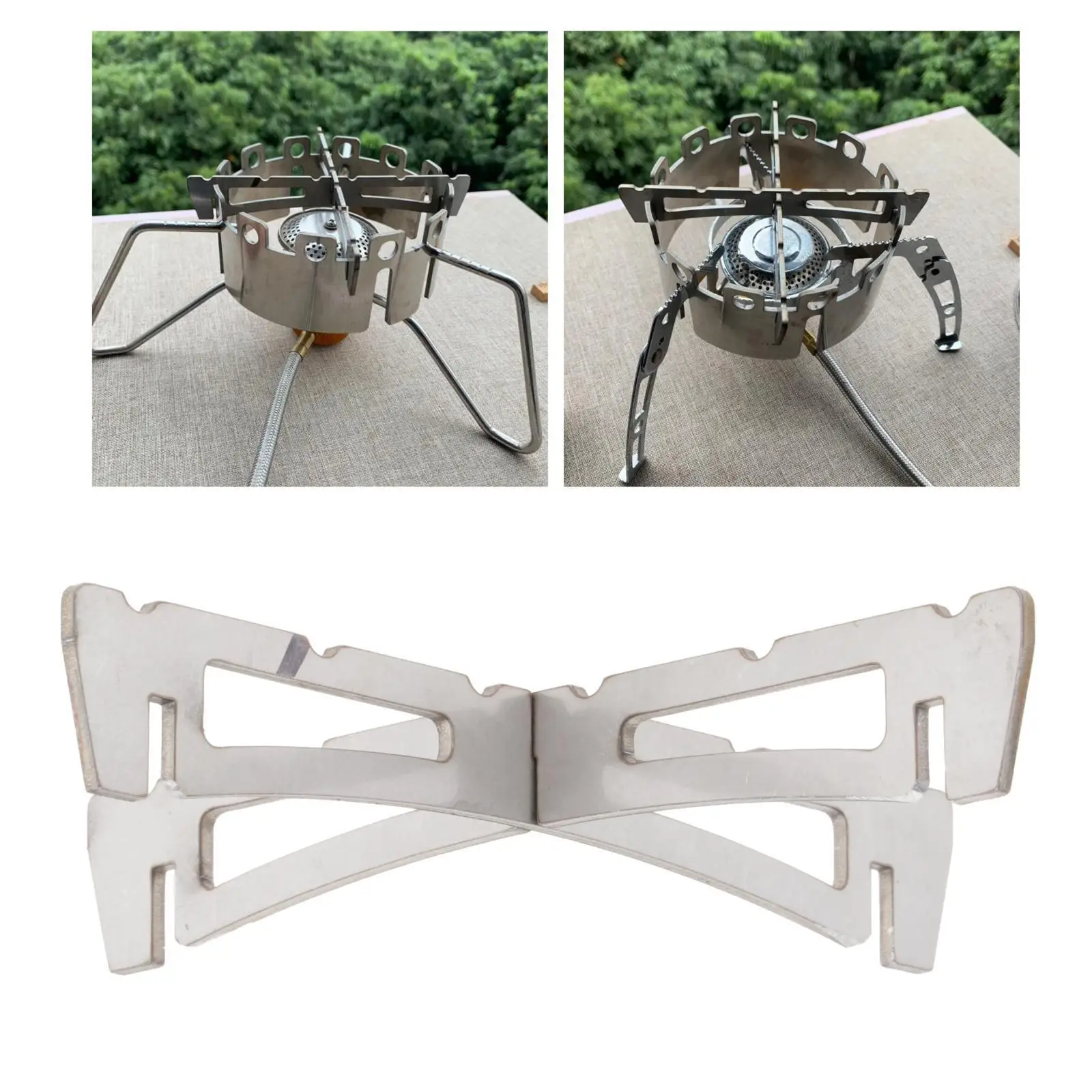  Stove  Stand Rack Camping Stainless Steel Ultralight Spirit 304