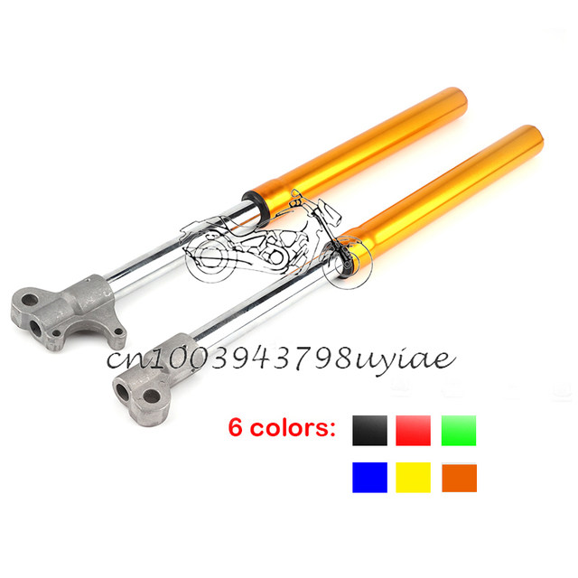 Forquilha de suspensão invertida dianteira para motocicleta off-road, moto,  amortecedor, mola de óleo ousar, DNM, DH - AliExpress