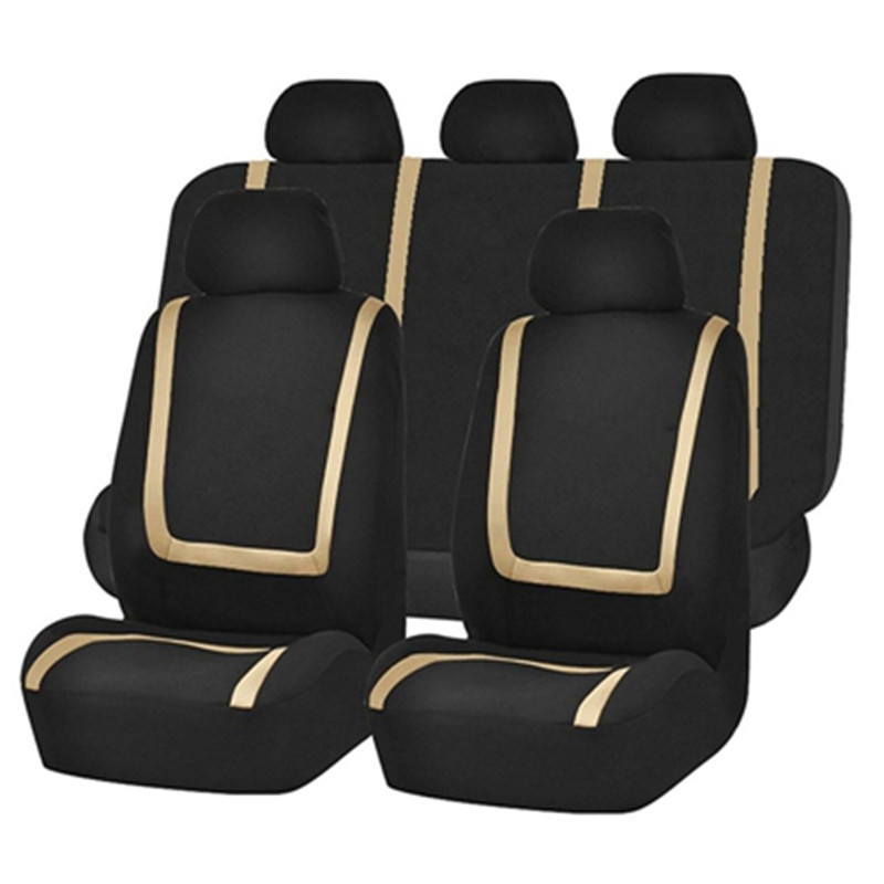 Housses De Siège Auto Compatibles Citroën C3 - Ensemble Complet Airbag - Noir/Gris Foncé - Fabriquées En Italie - Susy Shop