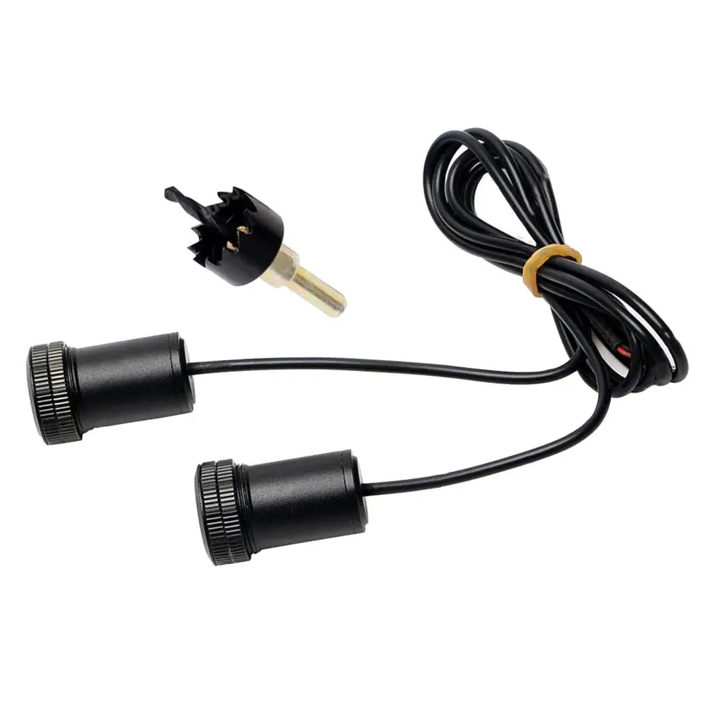 5W 1 Pair Universal Car Courtesy Lights Projector Shadow Laser Lamps Kit