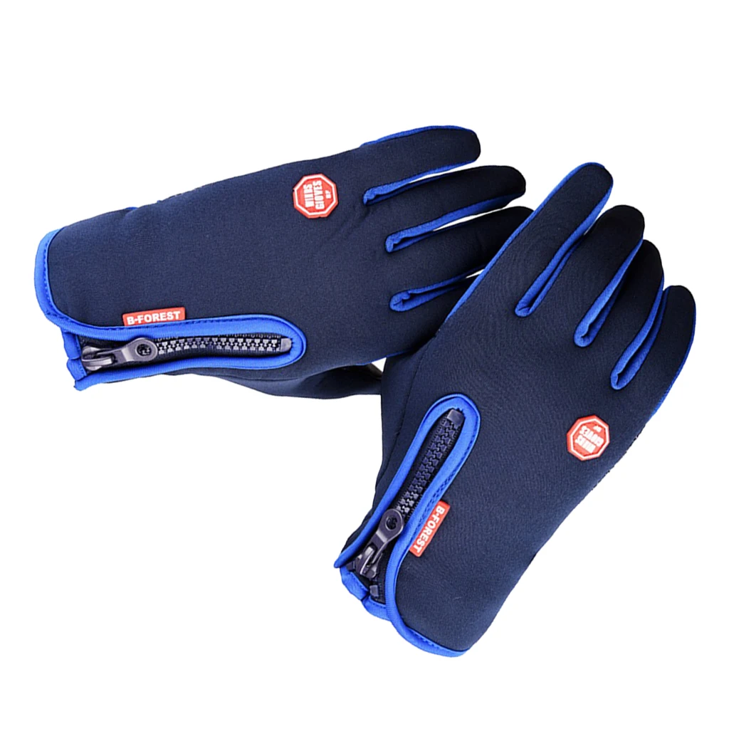 1 Pair Thermal Gloves Outdoor Sport Bike Cycling Glove Touch Screen Mitten