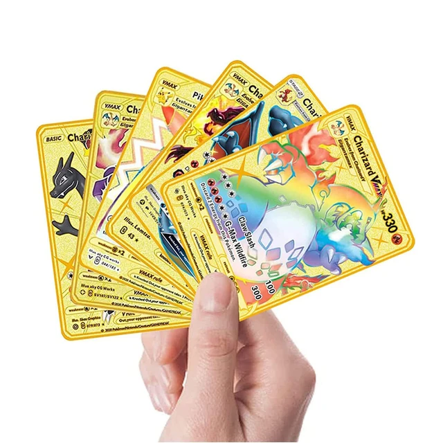 Pokemon Flash Paper Card Rare V-max V-star Dx Pikachu Charizard Gengar  Mimikyu Eevee Sparring Children's Toys Birthday Gift - Game Collection Cards  - AliExpress