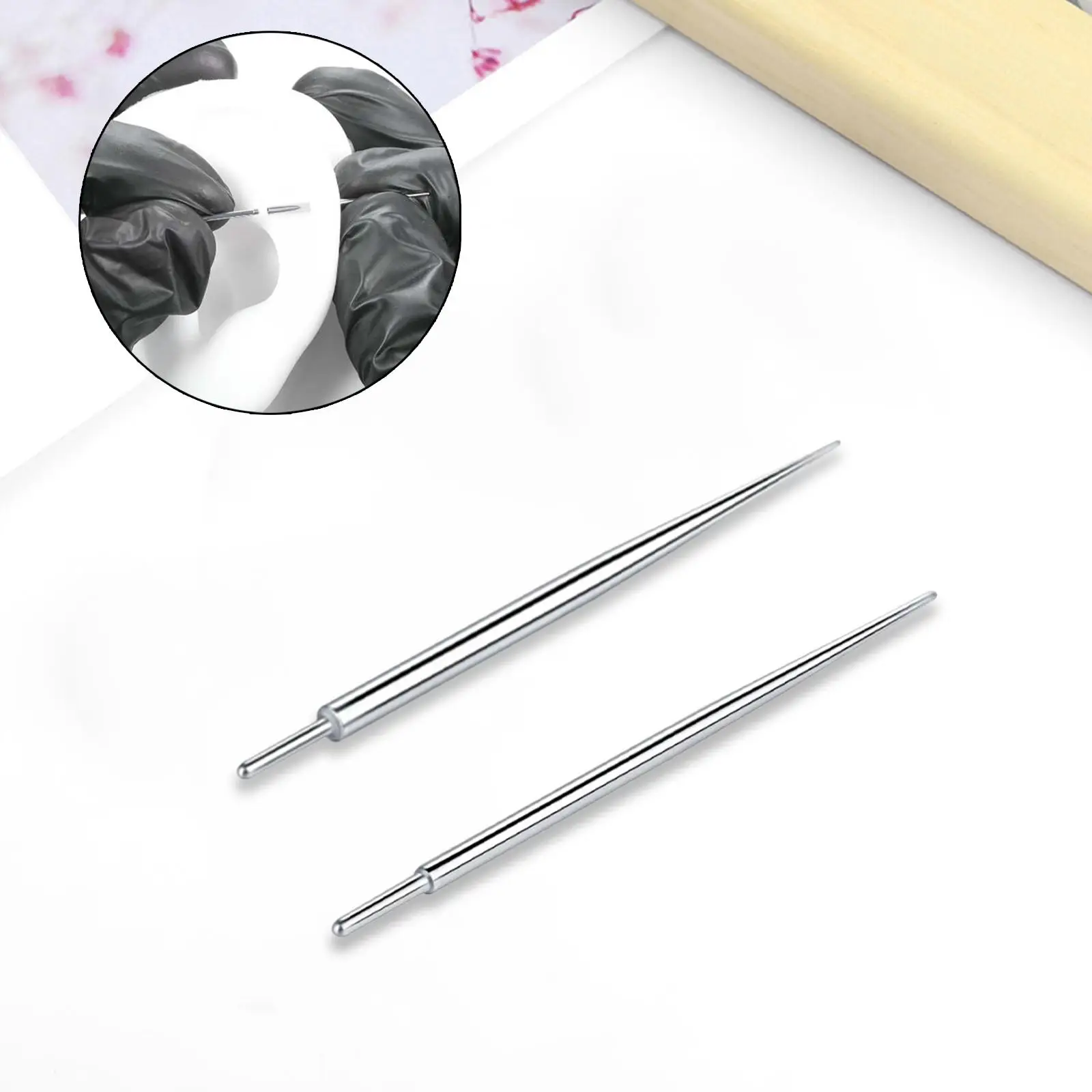 Threaded Taper Lightweight Premium Insertion Pin Taper for Threaded Jewelry Nose Internally Threaded Threadless Jewelry Navel