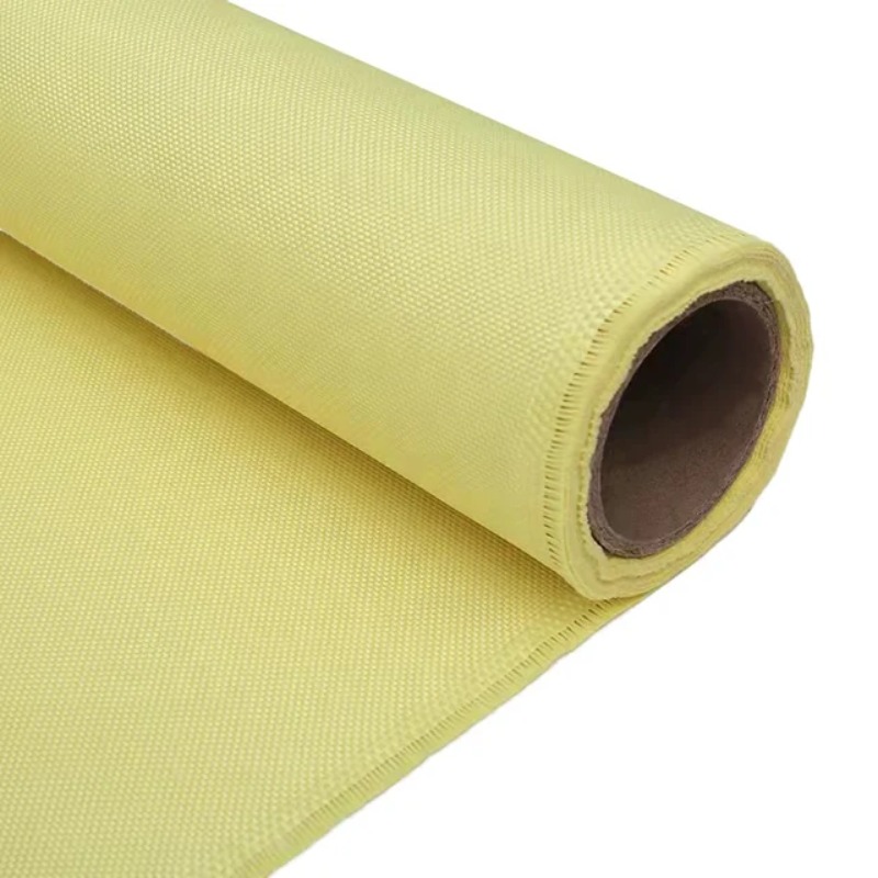 Description Picture 2 of itemPlain Yellow Color Kevlar Fabric, Aramid Fiber Cloth, Carbon Fiber Fabric, Bulletproof Fabric for Clothing, 100cm Width